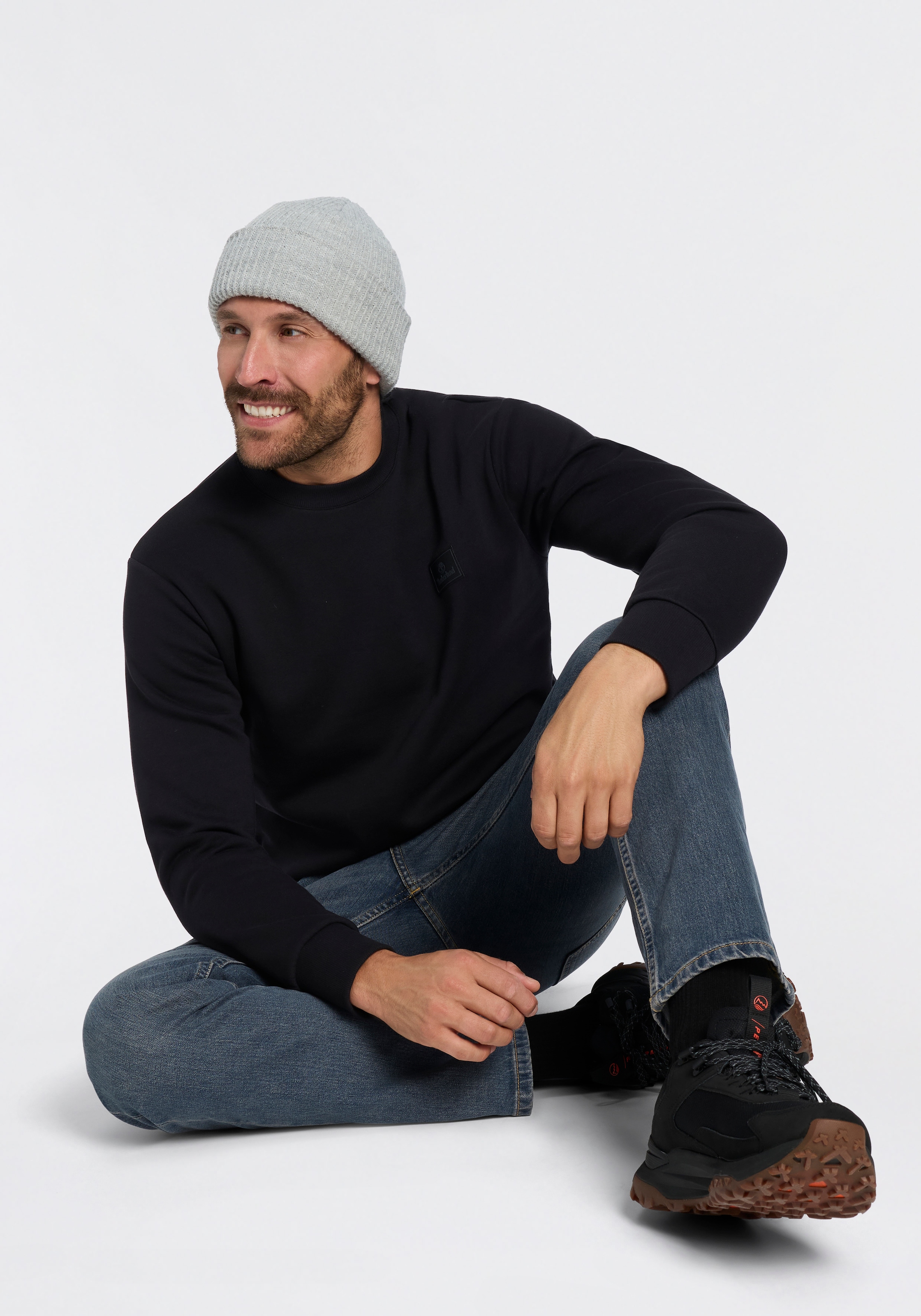 Timberland Sweatshirt »Silicon Badge BB Crew Sweatshirt«, aus Baumwolle und Polyester, erhältlich in den Grössen S bis XXXL

