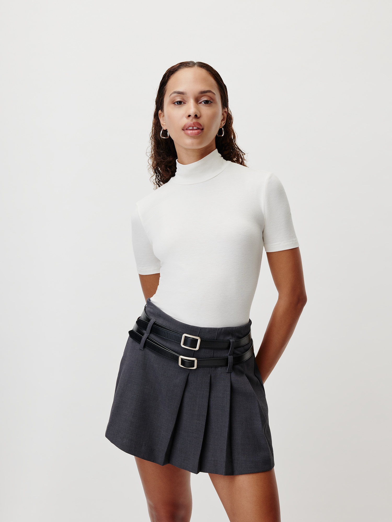 Image of LeGer T-Shirt "Larina, LeGer by Lena Gercke" Regular fit mit Stehkragen