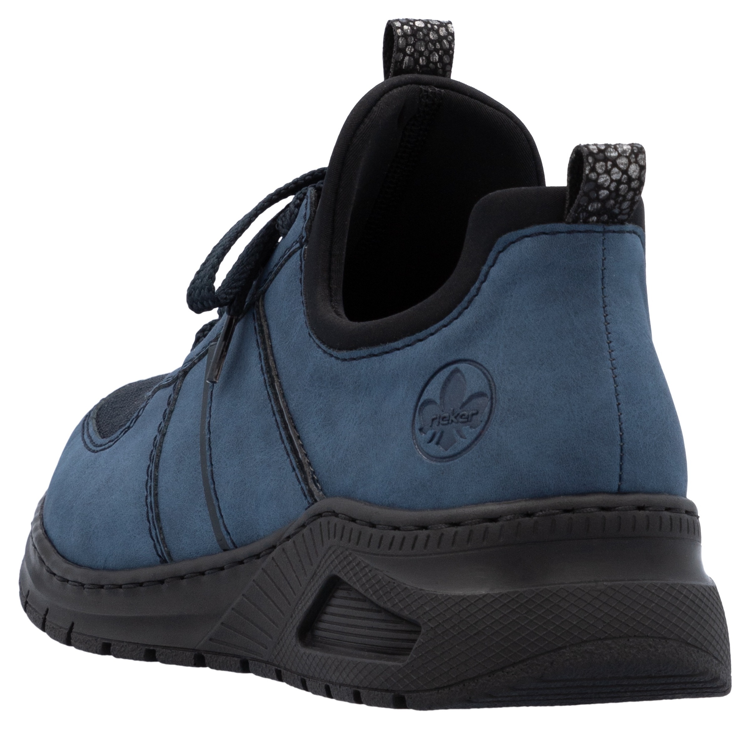 Rieker Slip-On Sneaker, Schlupfschuh, Halbschuh, Freizeitsneaker, weiche MemoSoft-Innensohle