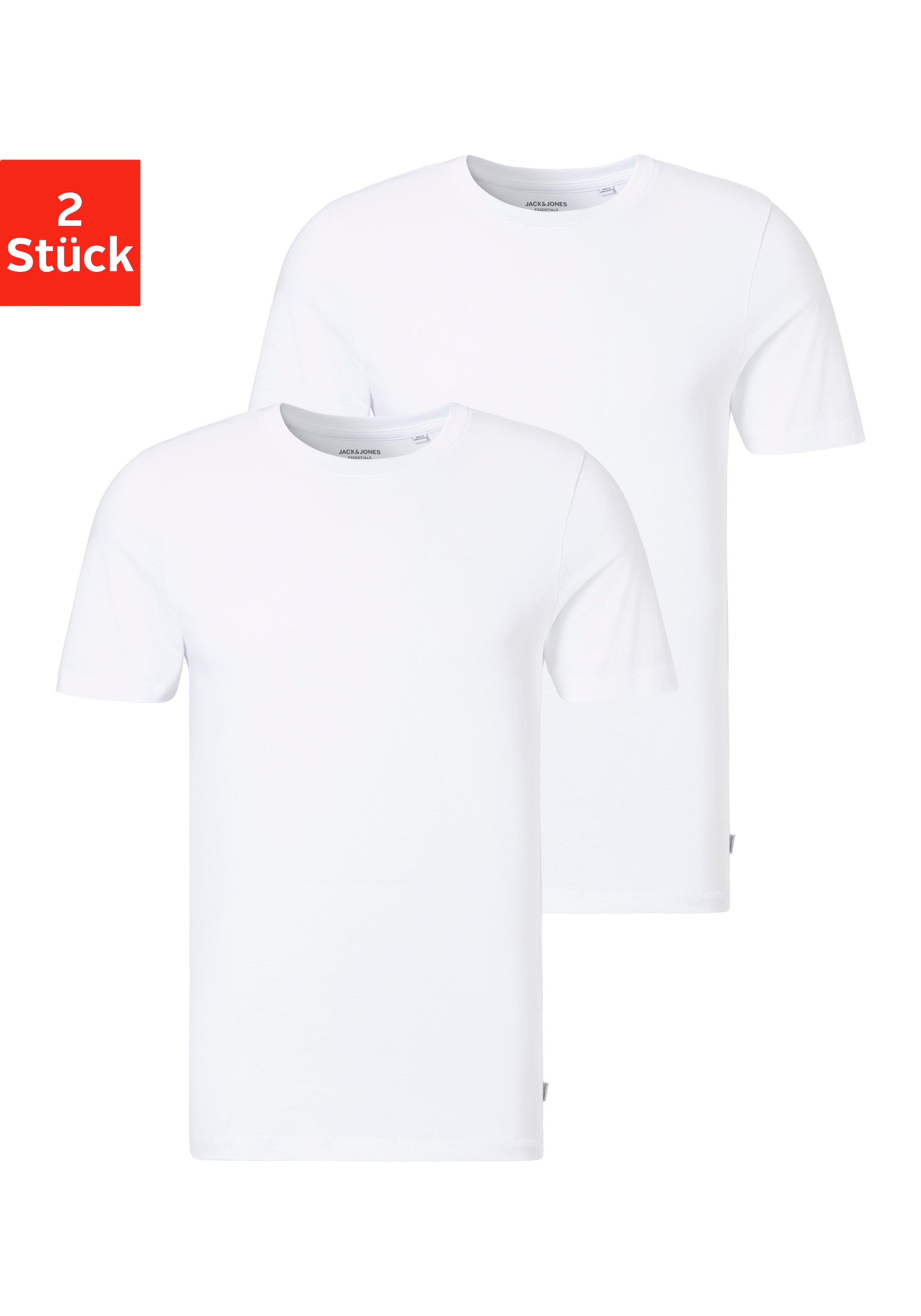 Jack & Jones T-Shirt »Crew-Neck«, (2er-Pack)