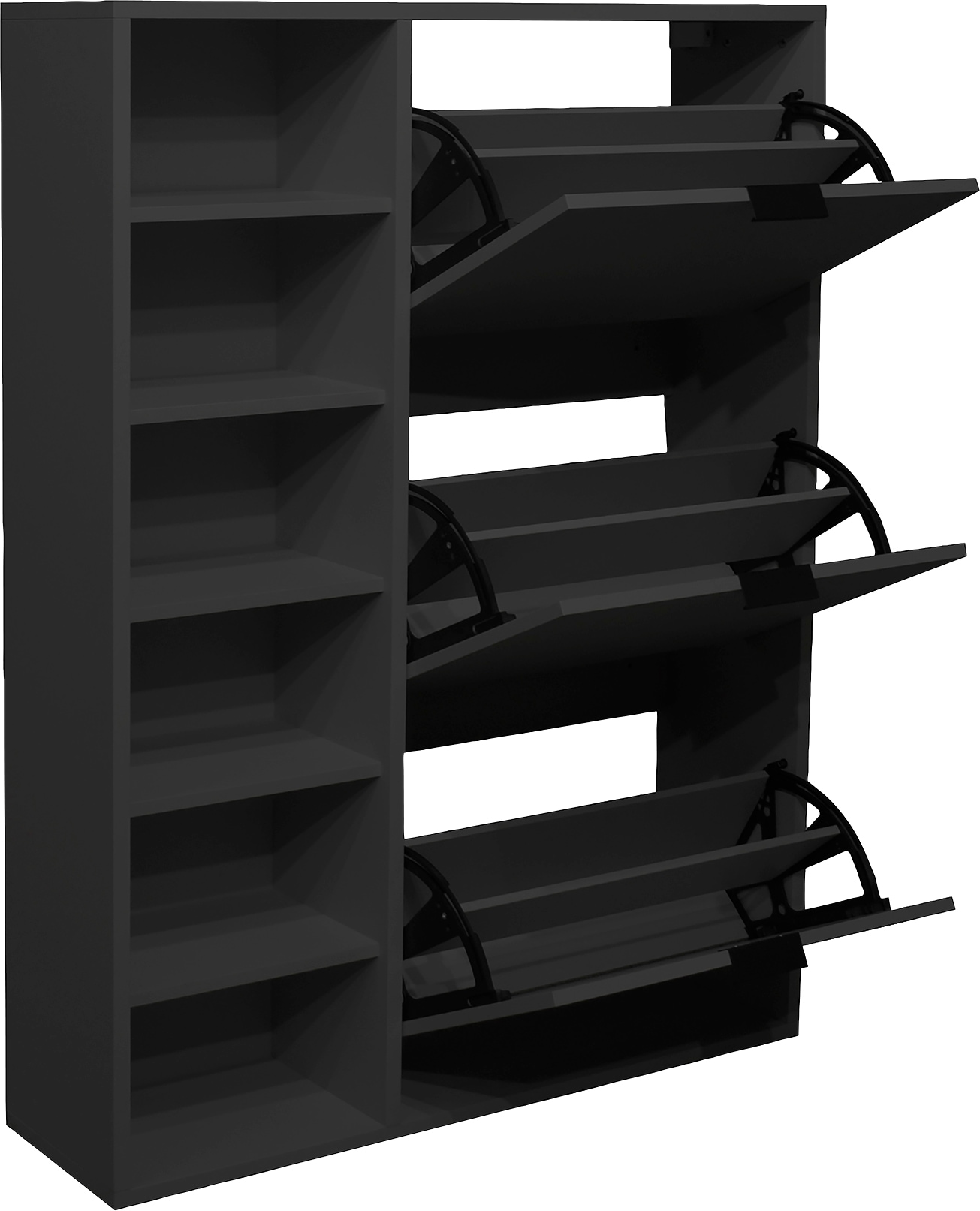 Mäusbacher Schuhschrank »Bonnie TOPSELLER!«, (OTTOs Choice), Schuhschrank mit 3 Klappen und Regal