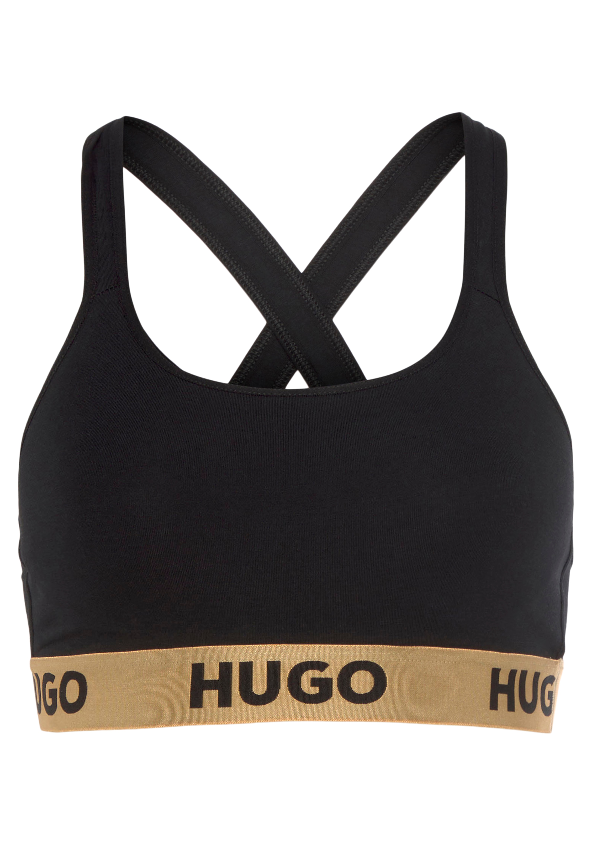 HUGO Bralette-BH »BRALETTE PADDED SPOR«, mit HUGO Logo auf dem Bund-Hugo 1