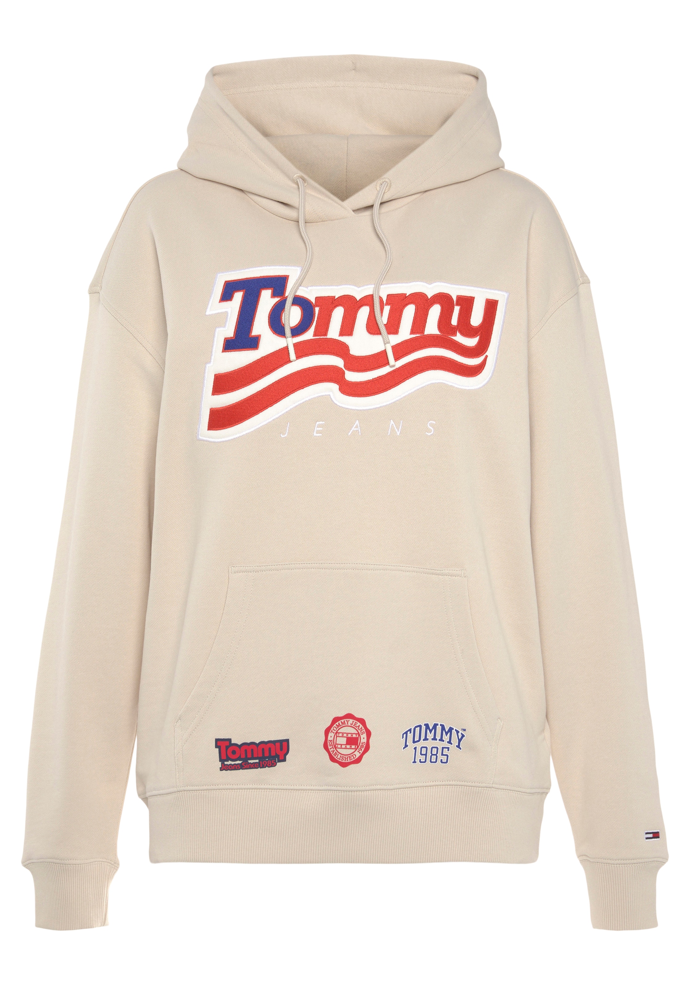 Kapuzensweatshirt »TJW RELAXED TOMMY HOODIE«, mit auffälligen Tommy Jeans Logo