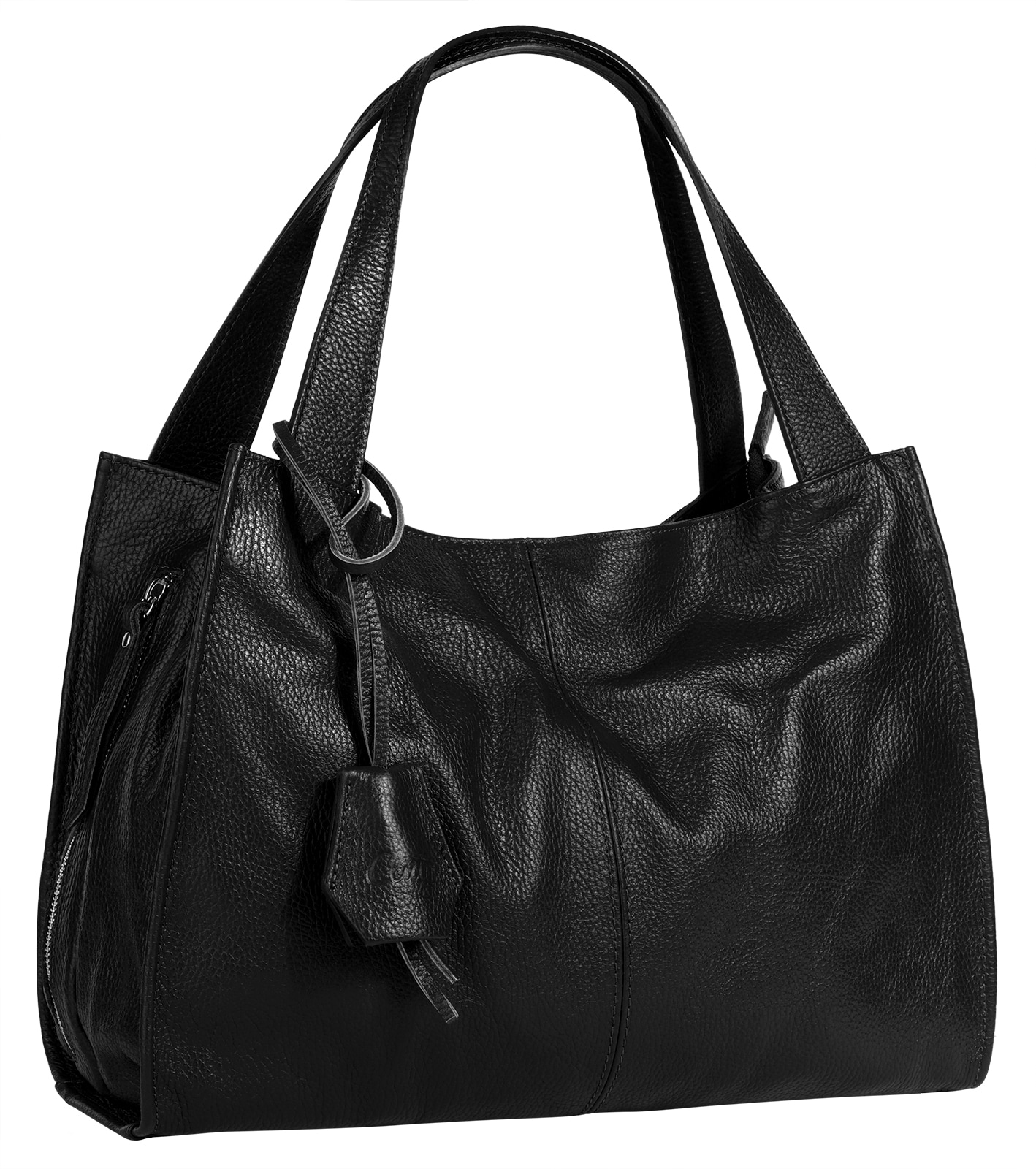 Cluty Shopper, echt Leder, Made in Italy