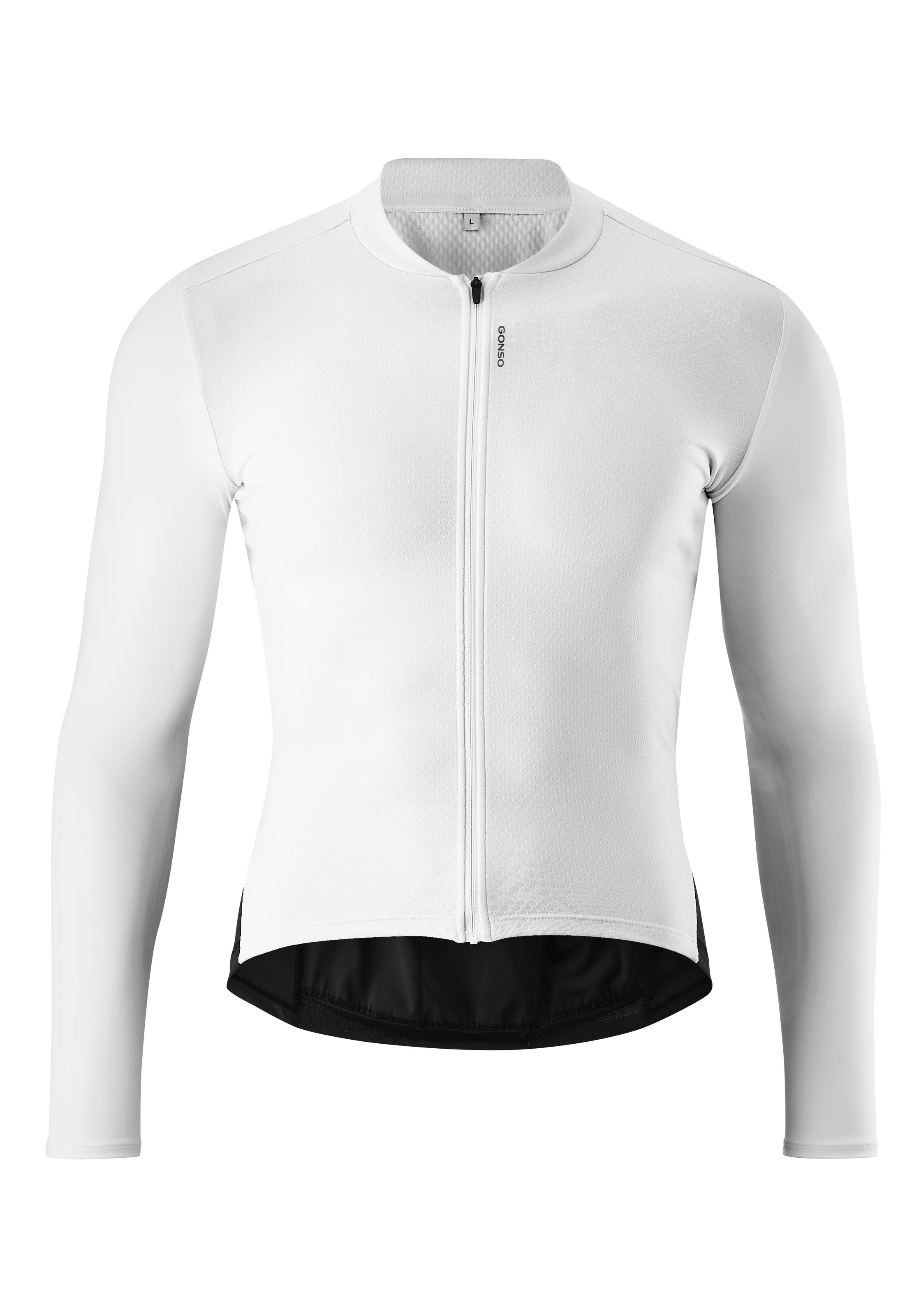 Image of Gonso Radtrikot "SITIVO Jersey Longsleeve M" Herren Fahrradtrikot langarm, Full-Zip Trikot mit Rückentasche