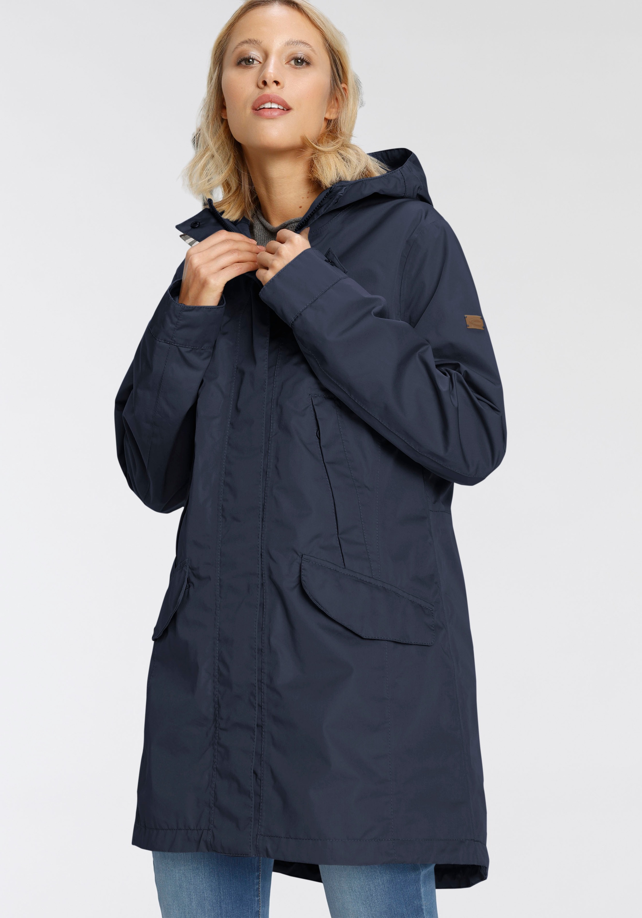 Image of camel active Funktionsmantel, Kurzmantel, atmungsaktiv, wasser- und winddicht, Reissverschluss- und Pattentaschen bei Ackermann Versand Schweiz