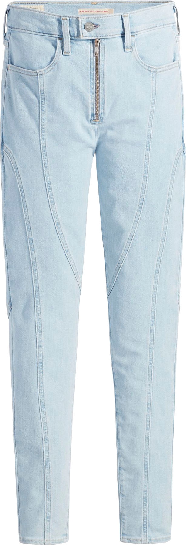 Levi's® Skinny-fit-Jeans »720 ZIP FRONT«, Biker- Look