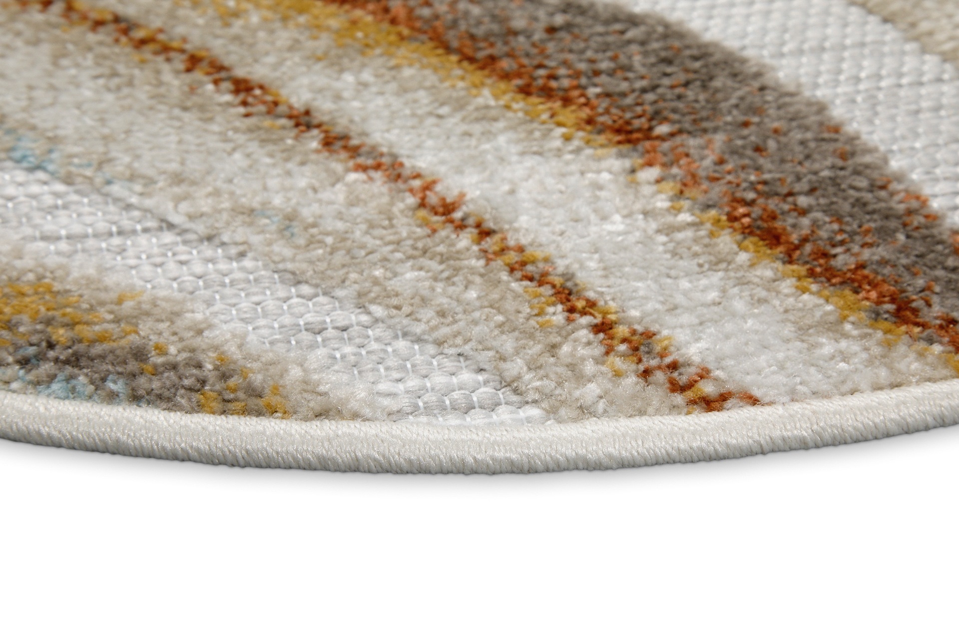 Wecon home Outdoorteppich »Creek« rund 5 mm Höhe für Innen & Aussen, strapazierfähig, pflegeleicht, Hoch-Tief Effekt