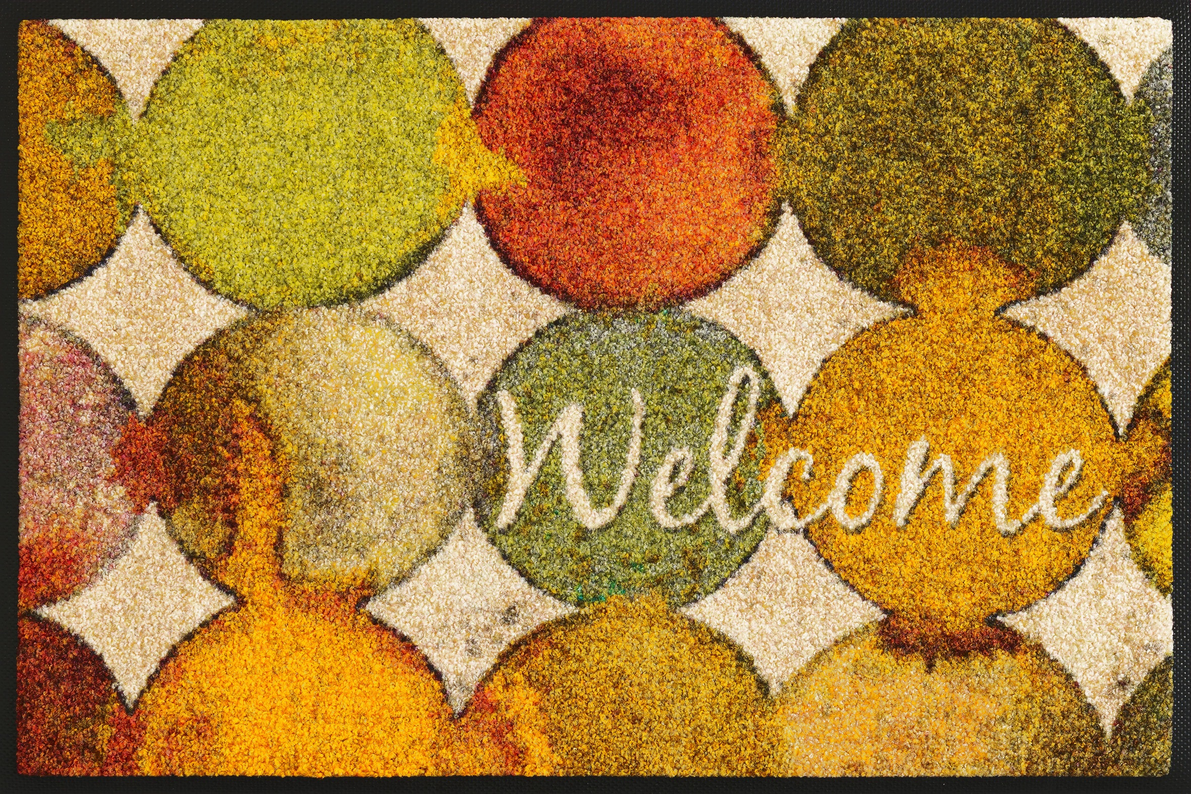Image of wash+dry by Kleen-Tex Fussmatte "und Läufer Charming Path" rechteckig 7 mm Höhe
