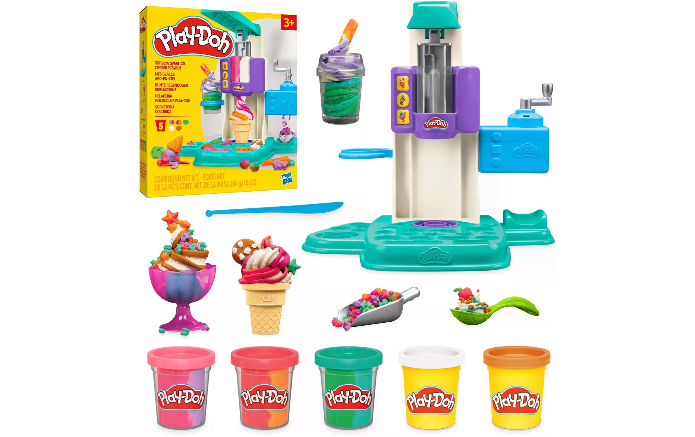 Play-Doh Knetform-Set »Regenbogen-Eismaschine«