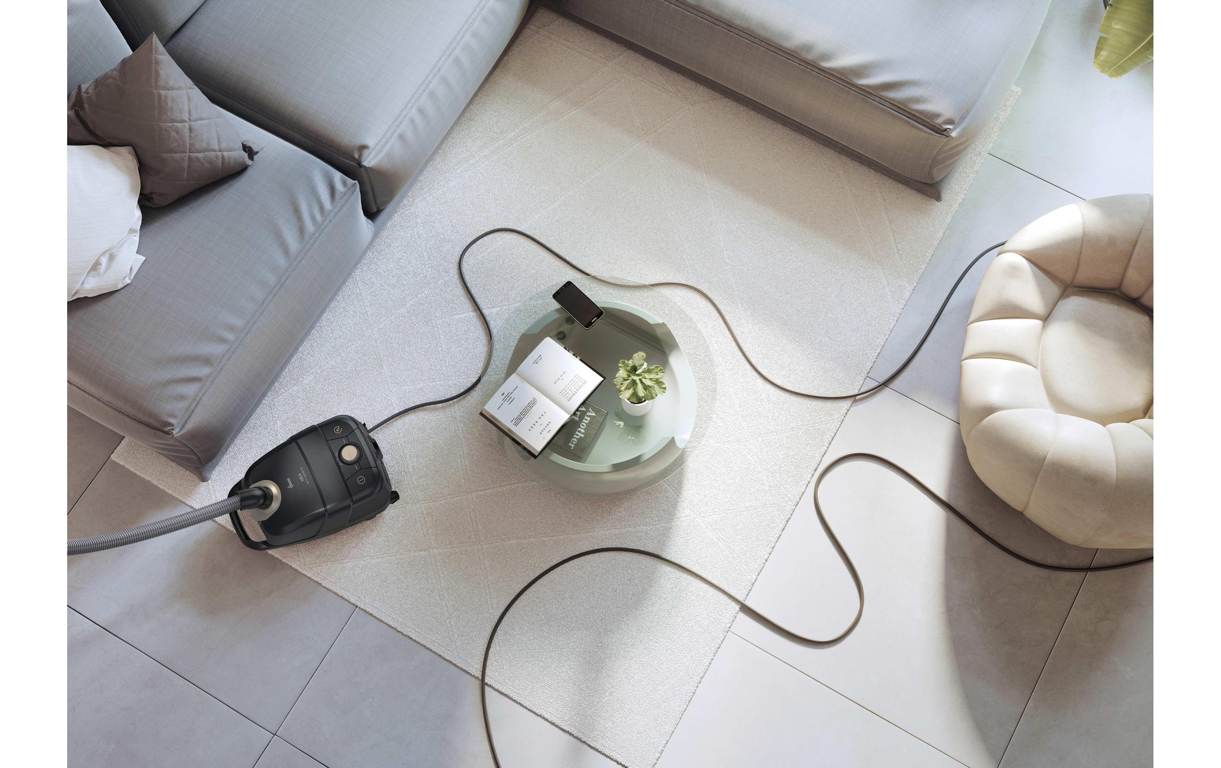 Image of Hoover Bodenstaubsauger "HE410P 21" 850 W mit Beutel