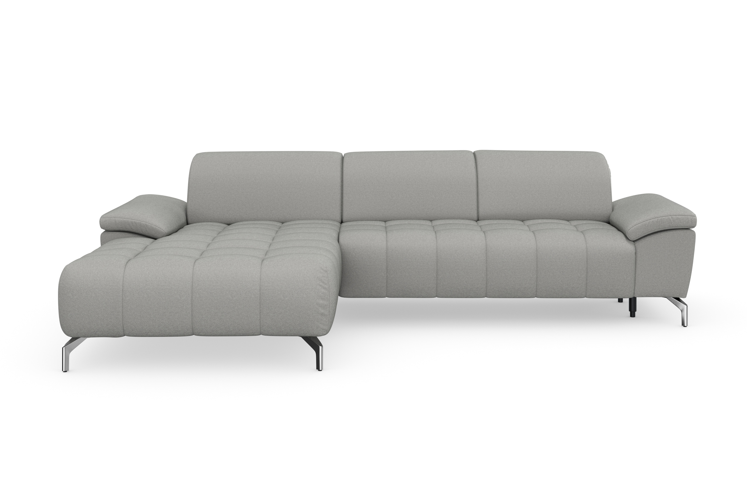 sit&more Ecksofa »Cool L-Form«, wahlweise mit Kopfteilverstellung und Vorziehsitz, motorisch