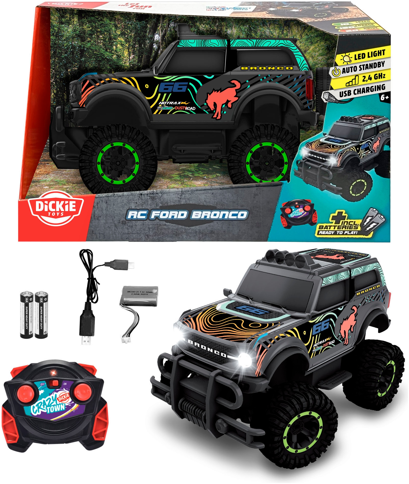 Image of Dickie Toys RC-Auto "RC Ford Bronco,RTR"