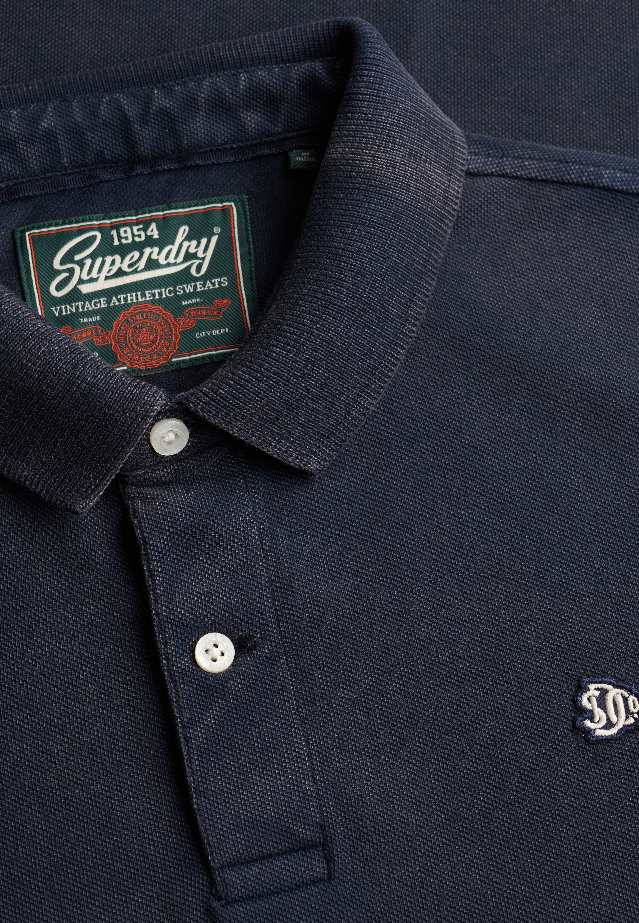 Superdry Polo »VINTAGE DESTROY POLO« coton, coupe décontractée