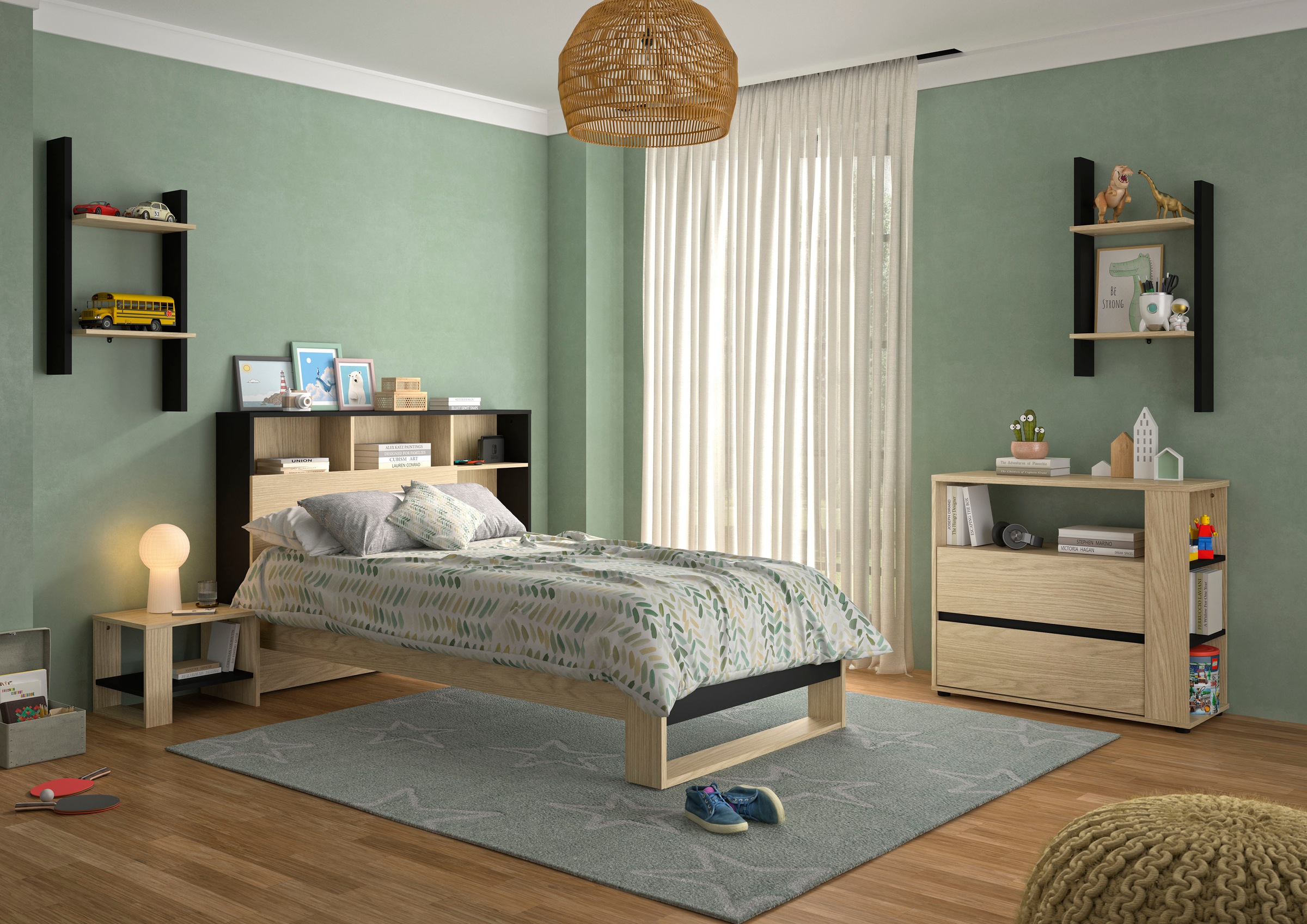 Gami Schlafzimmer-Set »Nael SET N°3« Set, 6 Stk. tlg. Elegant Schlafzimmer