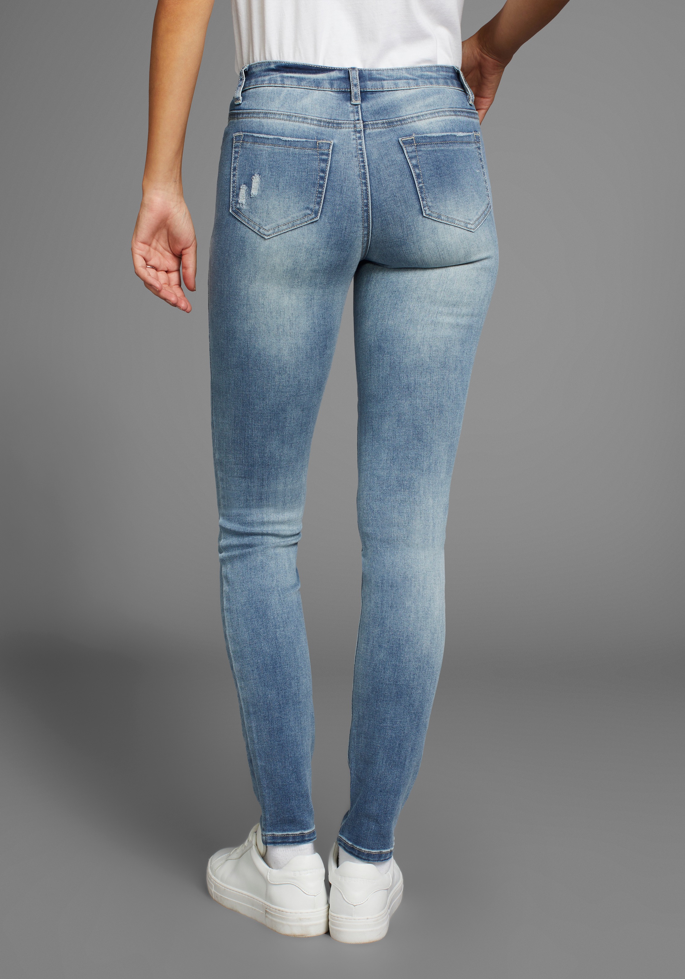 Arizona Skinny-fit-Jeans »Ultra-Stretch«, Mid Waist