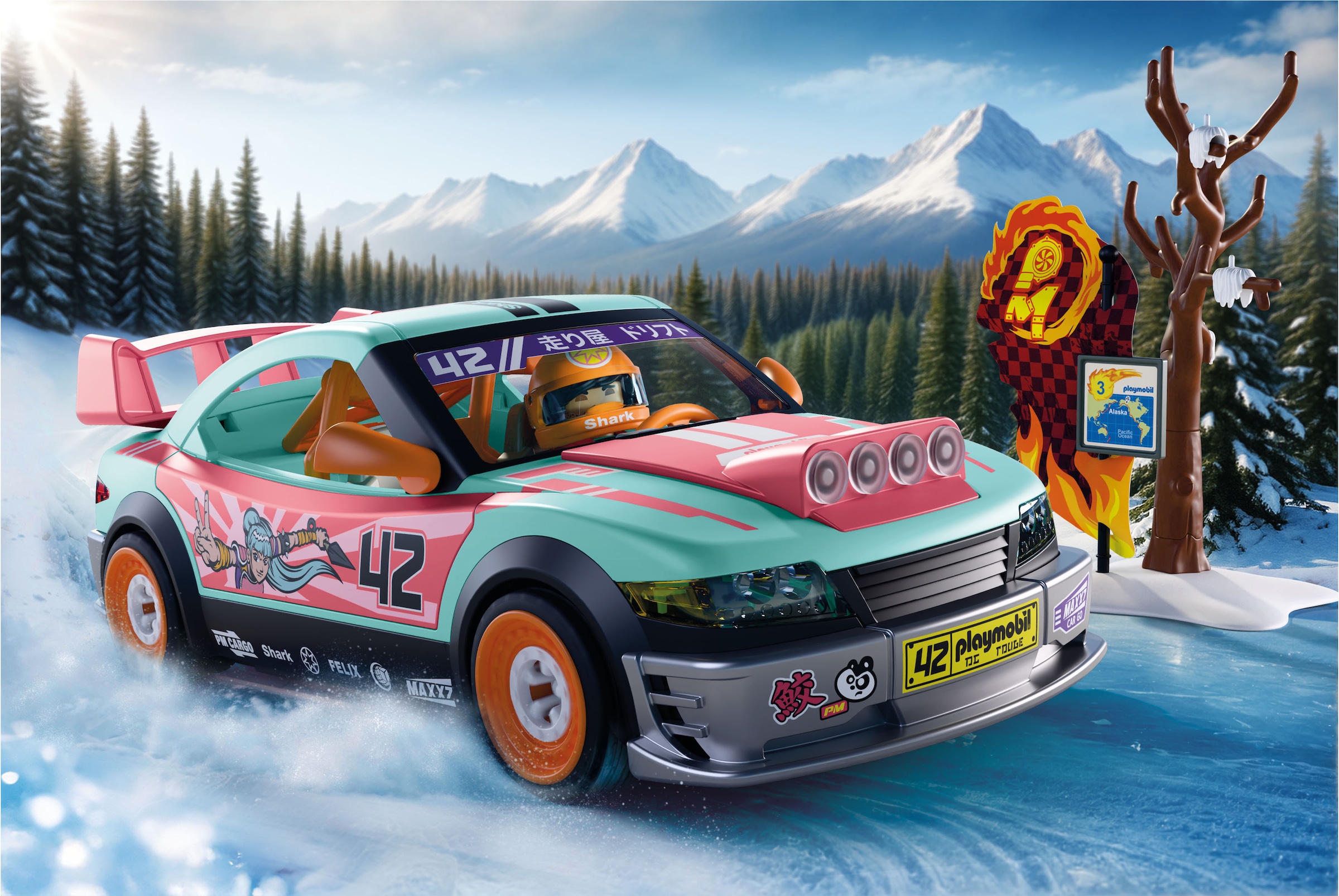 Playmobil® Konstruktions-Spielset »Offroad Tuningcar (72062), City Action« Made in Europe