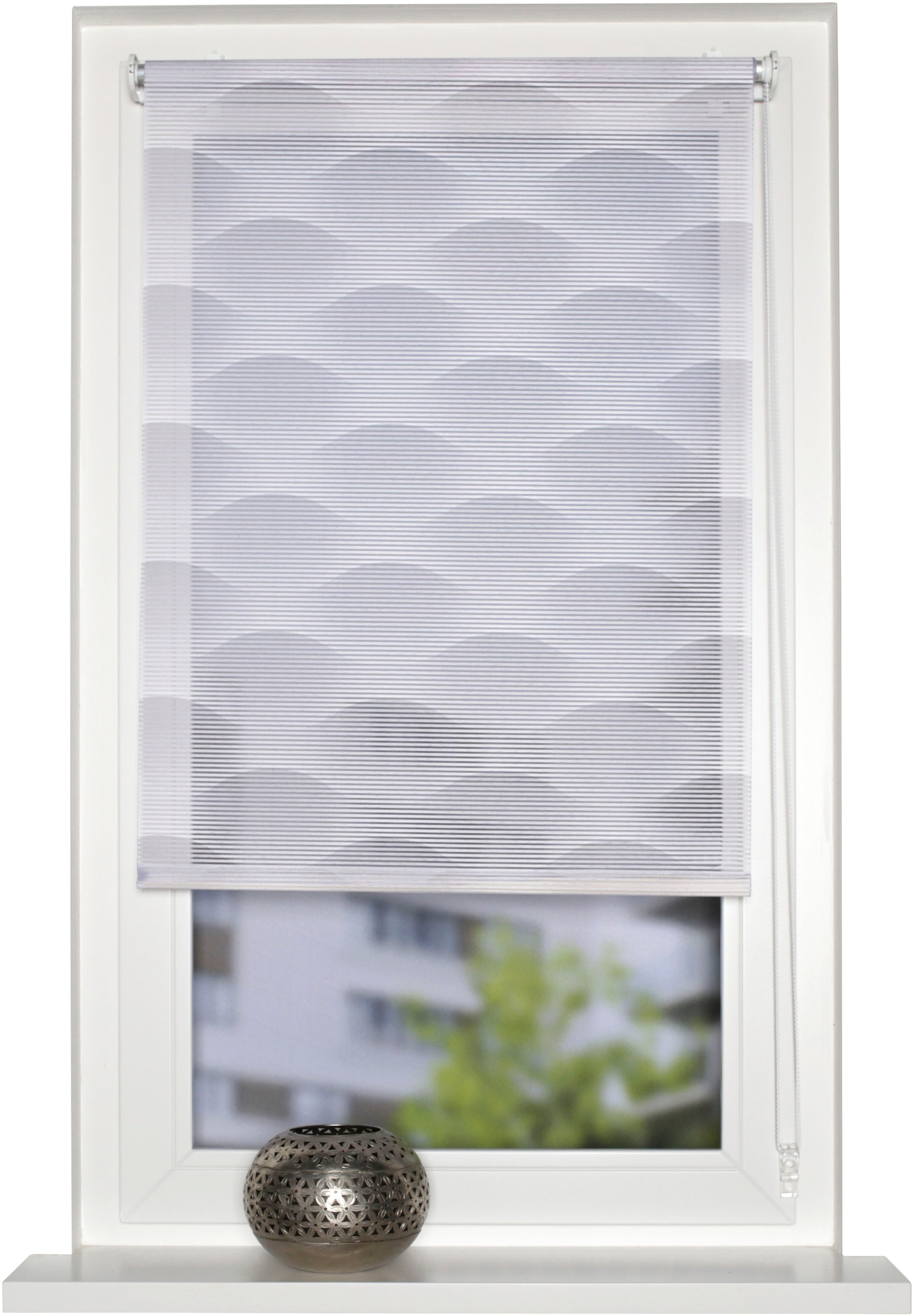 Image of HOME WOHNIDEEN Raffrollo »VOLARE«, mit Hakenaufhängung, ohne Bohren, freihängend, Kettenzugrollo, digital bedruckt bei Ackermann Versand Schweiz