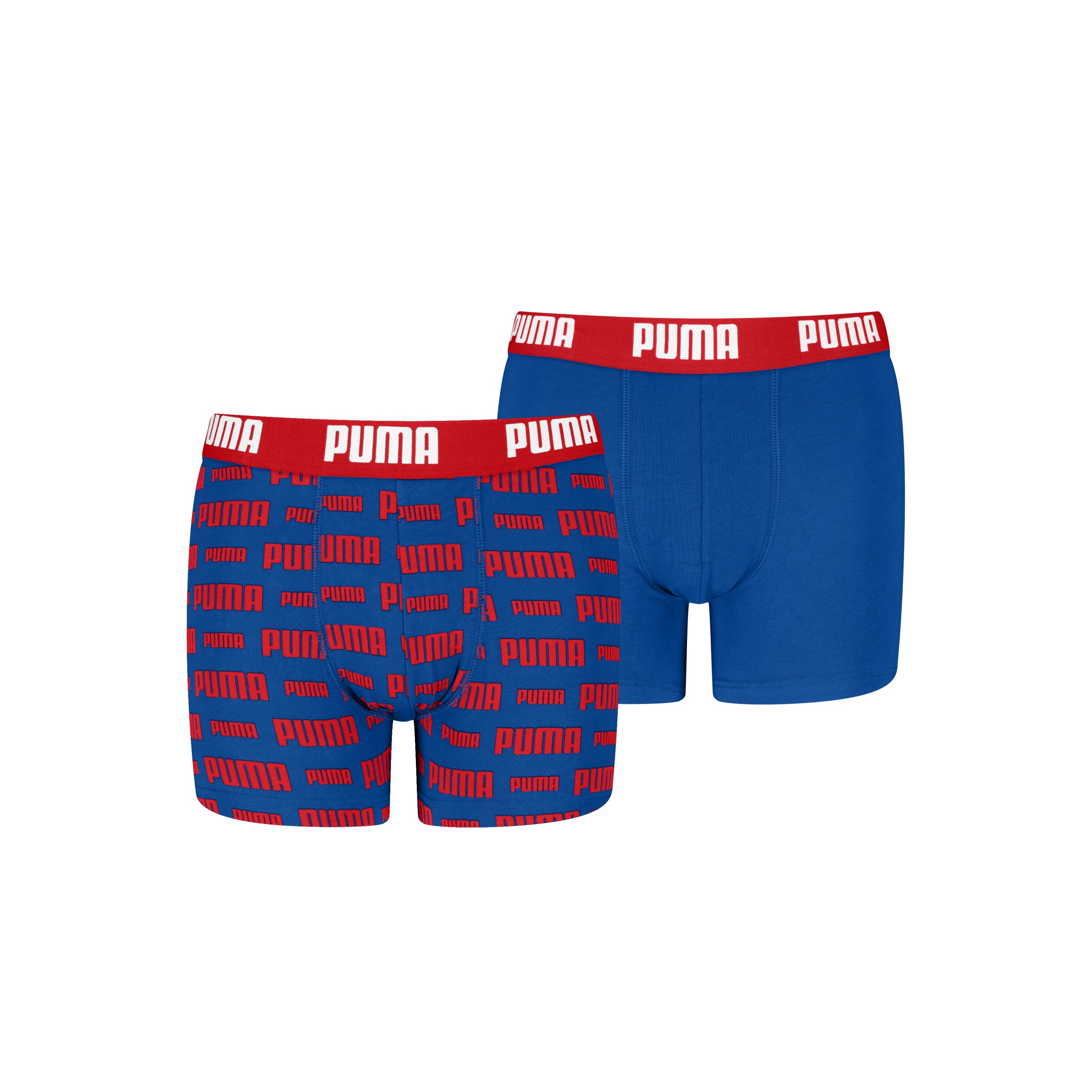 Image of PUMA Boxershorts "PUMA BOYS EVERYDAY LOGO PRINT BOXERS 2P" Packung, 2er Pack, mit breitem Logobund