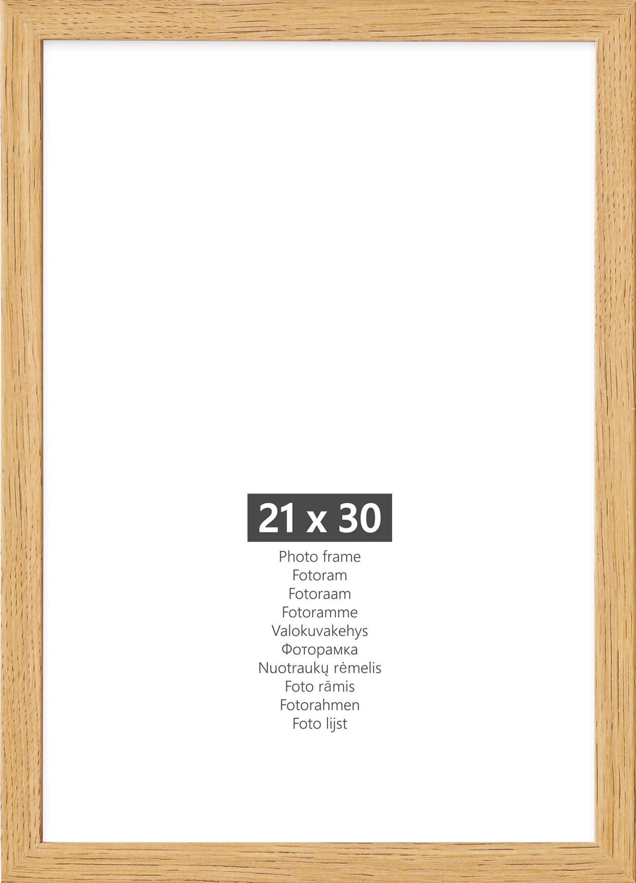 andas Bilderrahmen-Set »Bilderrahmen 10er«, (Set, 10 St., 2x 21x30 (DIN A4) + 4x 15x20 (DIN A5) + 2x 10x15 + 2x 13x18 cm)