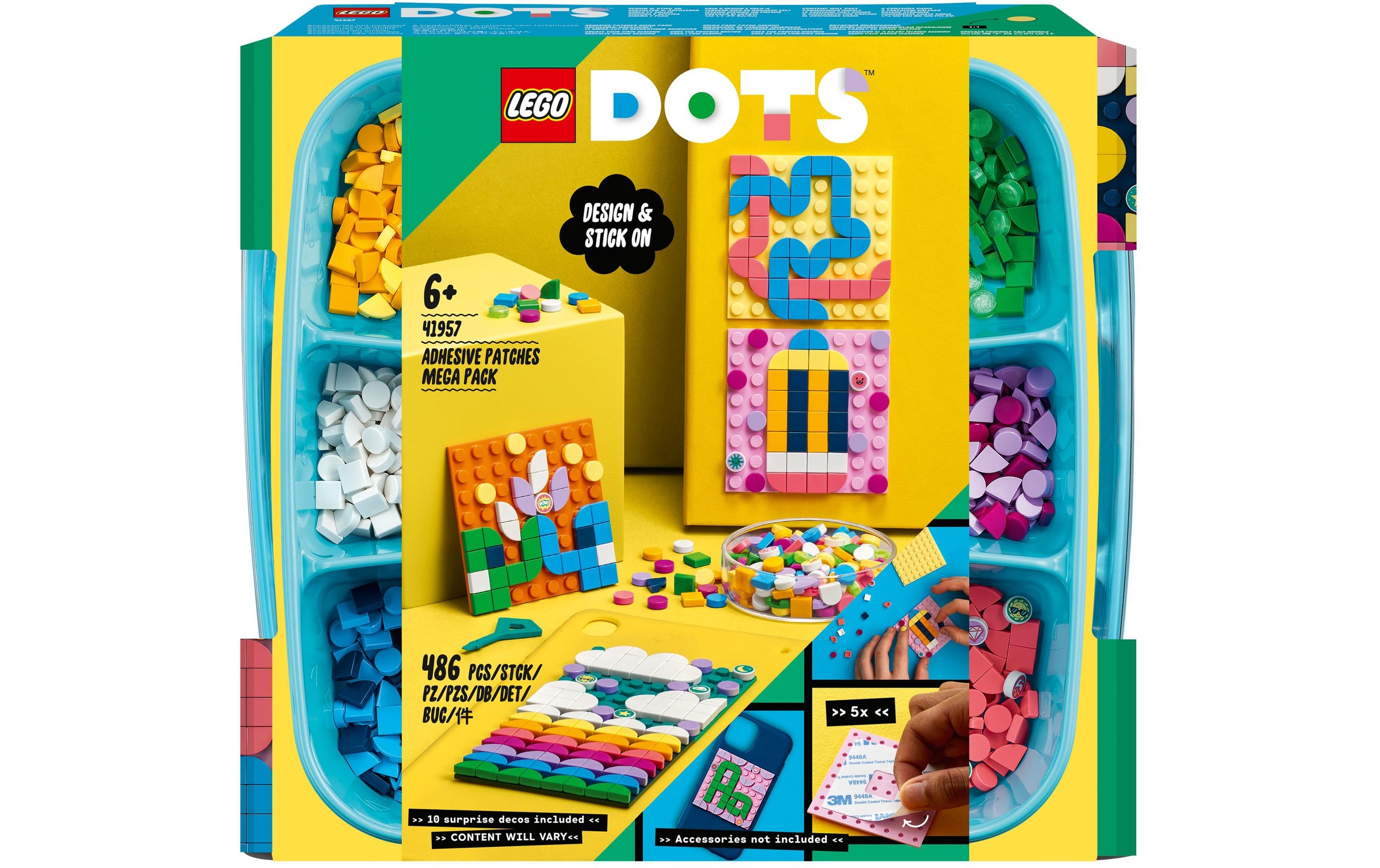 Image of LEGO® Spielbausteine »Kreativ-Aufkleber Set 41«, (486 St.) bei Ackermann Versand Schweiz