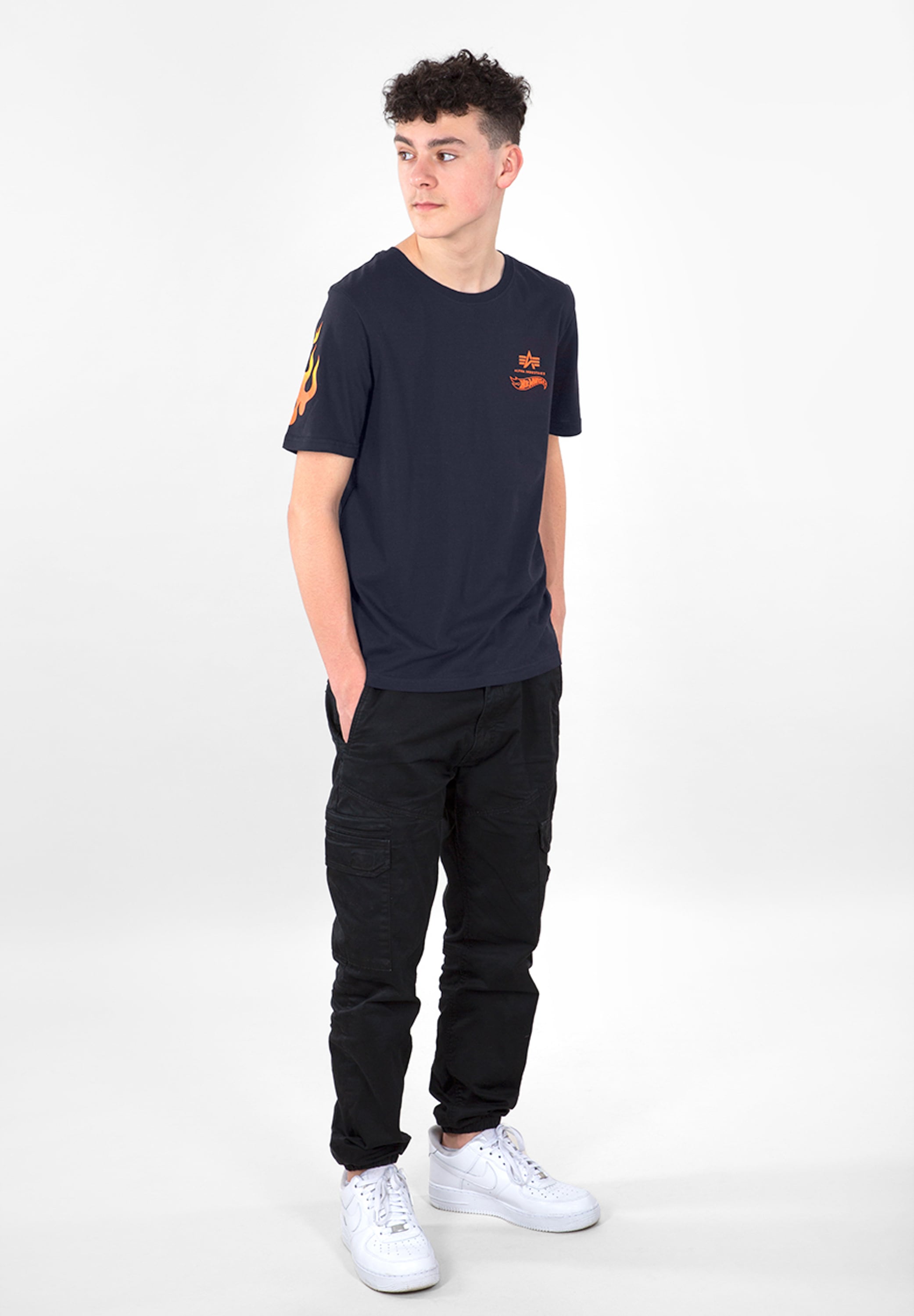 Alpha Industries T-Shirt »Alpha Industries Kids - T-Shirts Flame T-Shirt Kids/Teens«