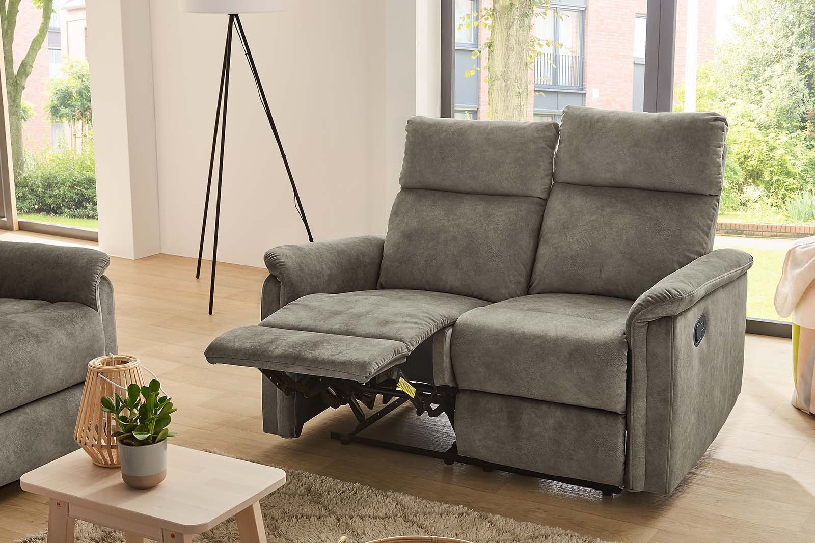 Jockenhöfer Gruppe 2-places »Amrum« Liegefunktion durch halbautomatische Reclinerfunktion, TFK-Polsterung