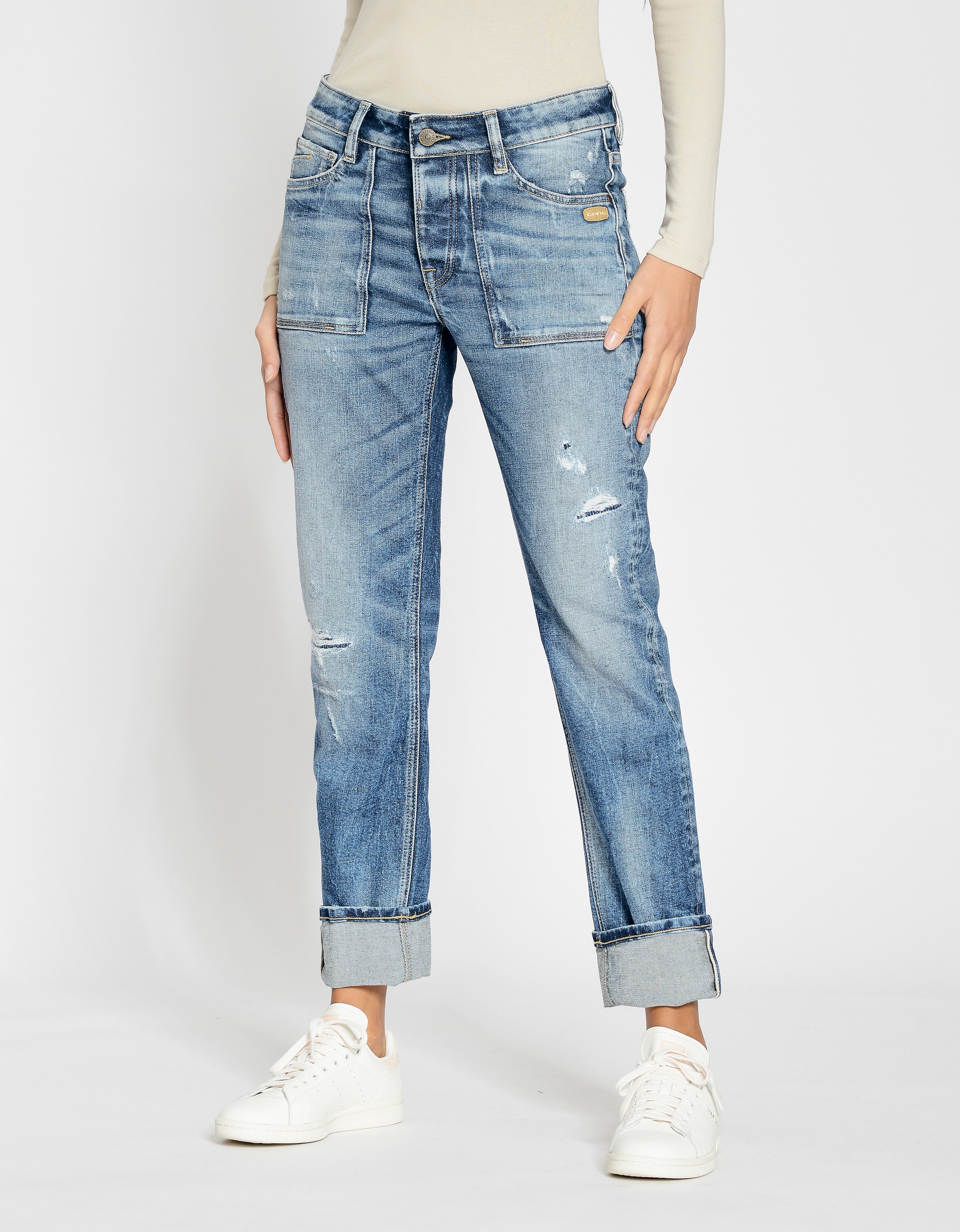 Boyfriend-Jeans »94NICA WORKER«