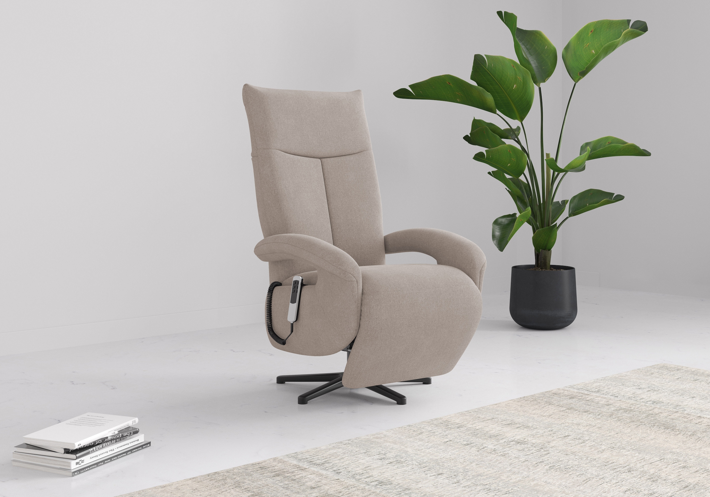 Image of sit&more TV-Sessel "Emely, inkl. Kopfteilverstellung & 360 Drehfunktion" wahlweise mit 2 Motoren, Akku & Aufstehhilfe