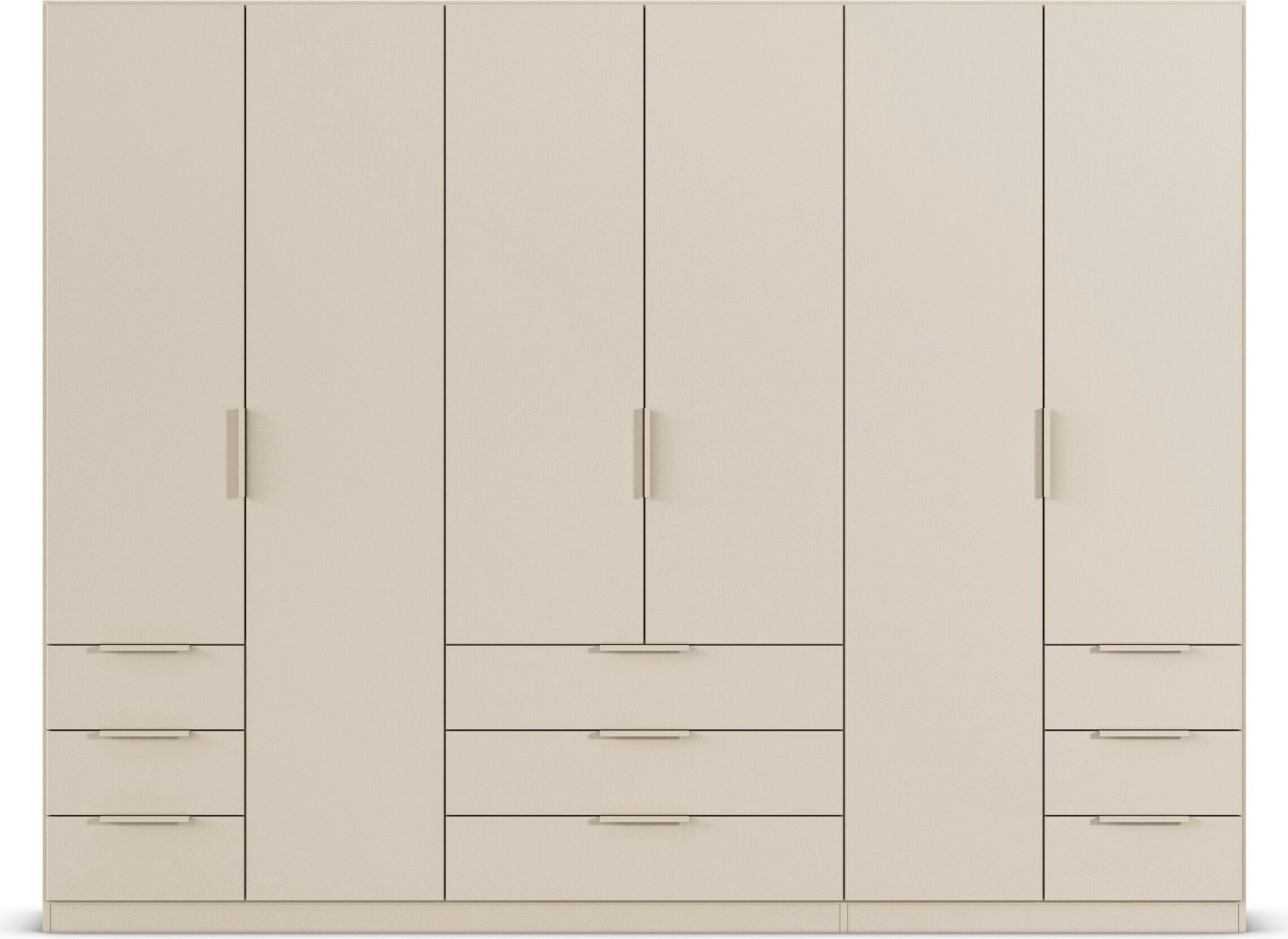 GOODproduct Kleiderschrank »Mehrzweckschrank Schrank Schlafzimmer Garderobe Mietswohnung XEELINA« Mehr Flexibilität durch variable Schubladenanordnung MADE IN GERMANY