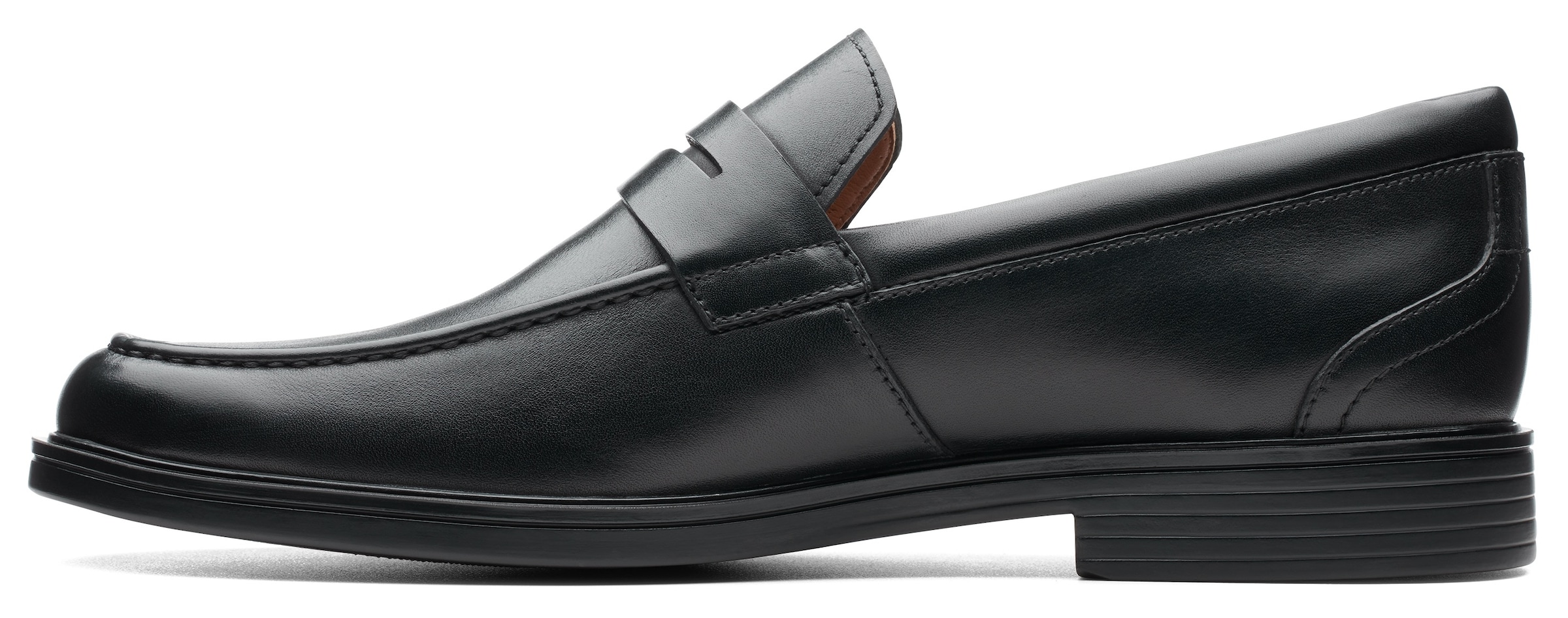 Clarks Slipper »Un Aldric Step«, mit Stretcheinsätzen