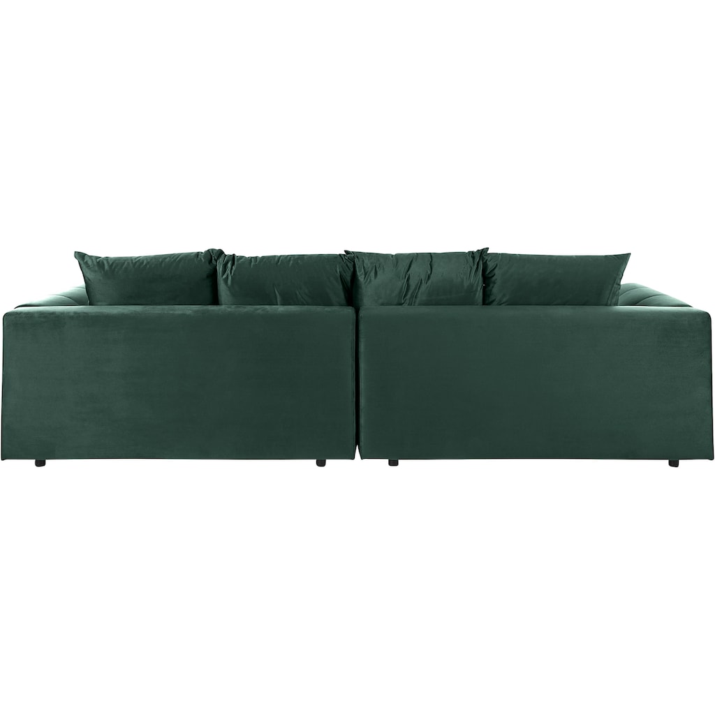 INOSIGN Big-Sofa »Rom«, Steppung im Sitzbereich, Federkern-Polsterung