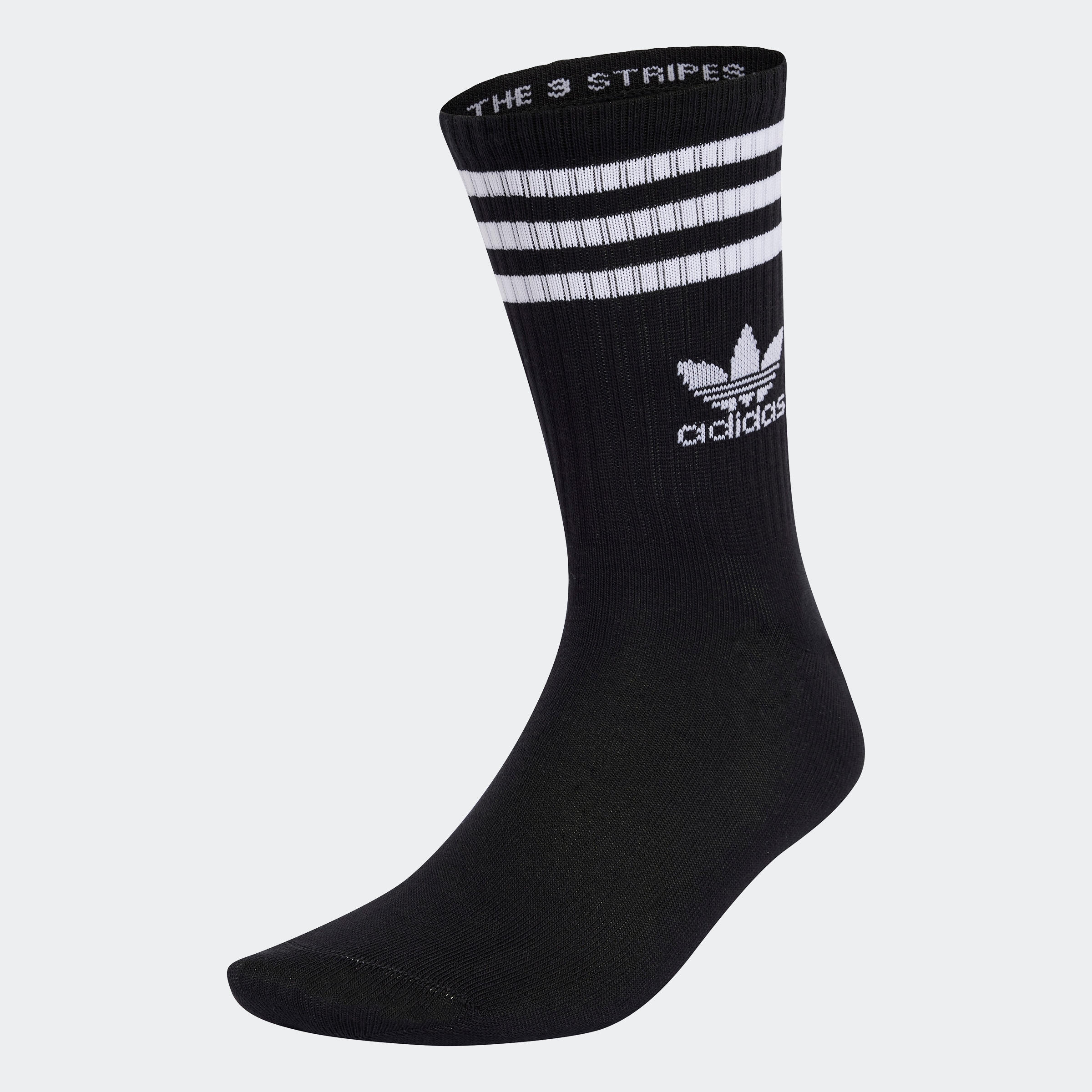 Image of adidas Originals Sportsocken "3-STREIFEN CREW, 6 PAAR" 6 Stk. tlg. für Laufen, 6er-Pack, mit legendären 3-Streifen und Trefoil Logo