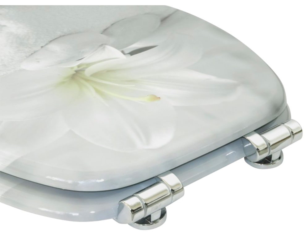 Sanilo Set d'accessoires de salle de bain »Good Feeling« WC-Sitz, Badteppich, Stöpsel, Seifenspender und WC-Bürste