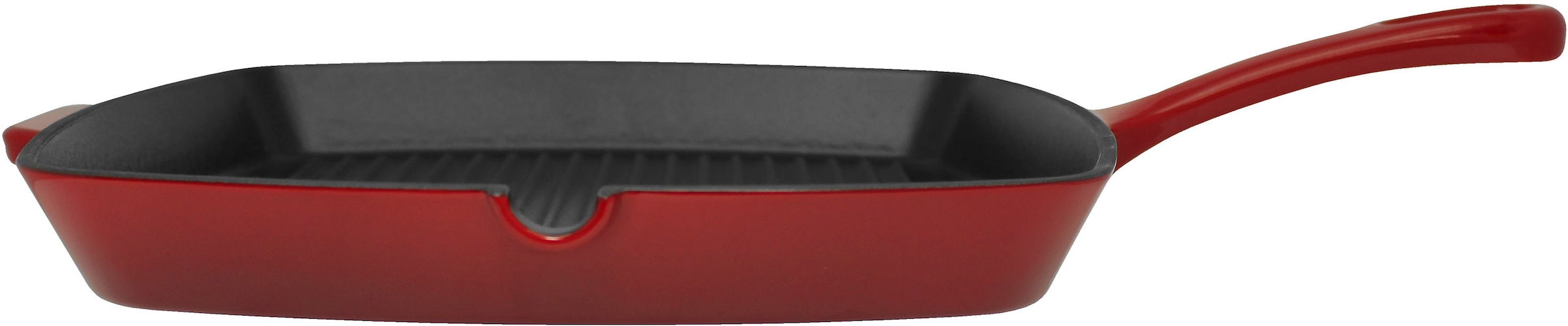 Elo Basic Grillpfanne »48 cm x 32,2 cm« Gusseisen 1 tlg. Aussen emailliert