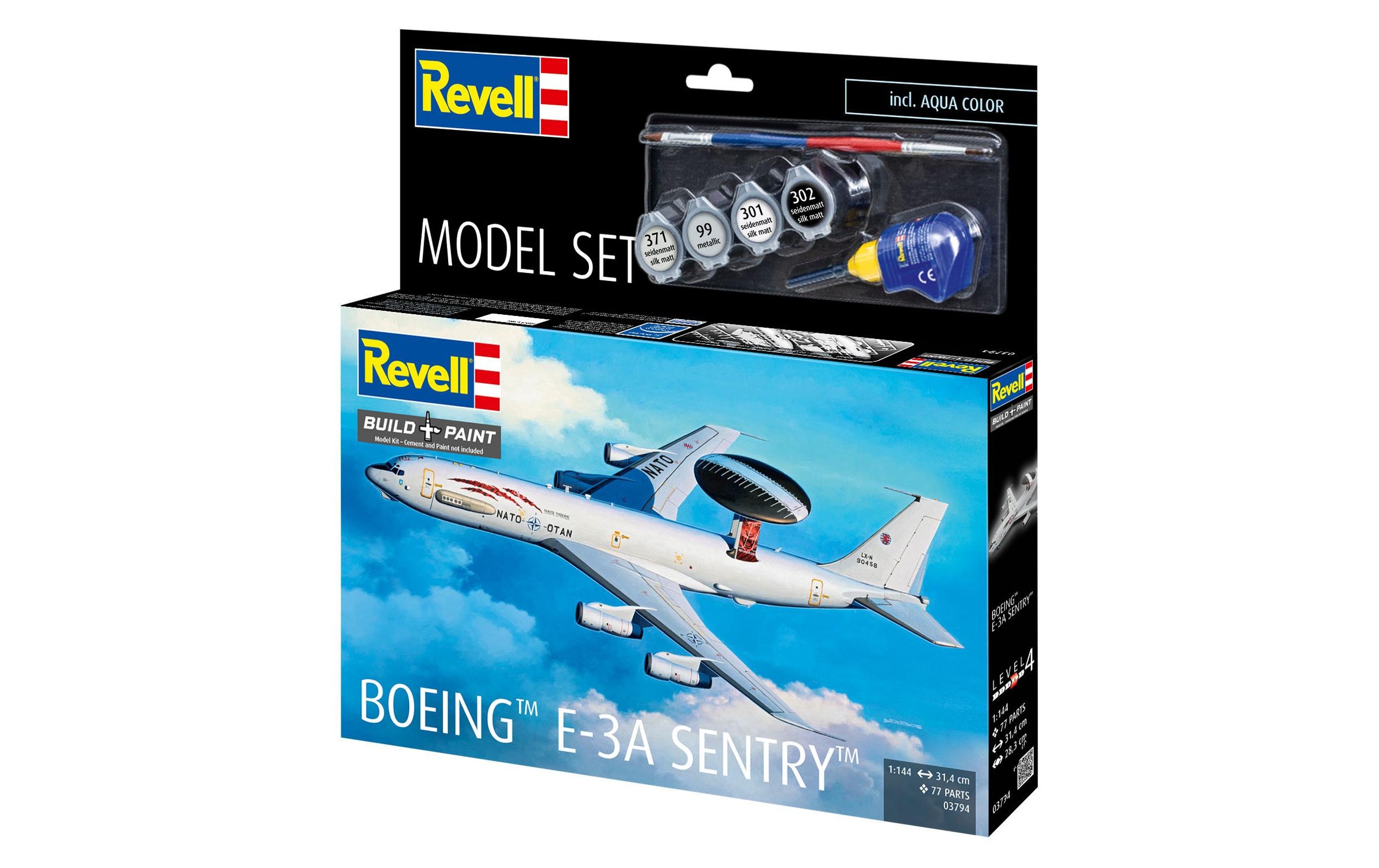 Revell® Modellbausatz »Model Set Boeing E-3A 1:144« 77 Stk. tlg. 1:144