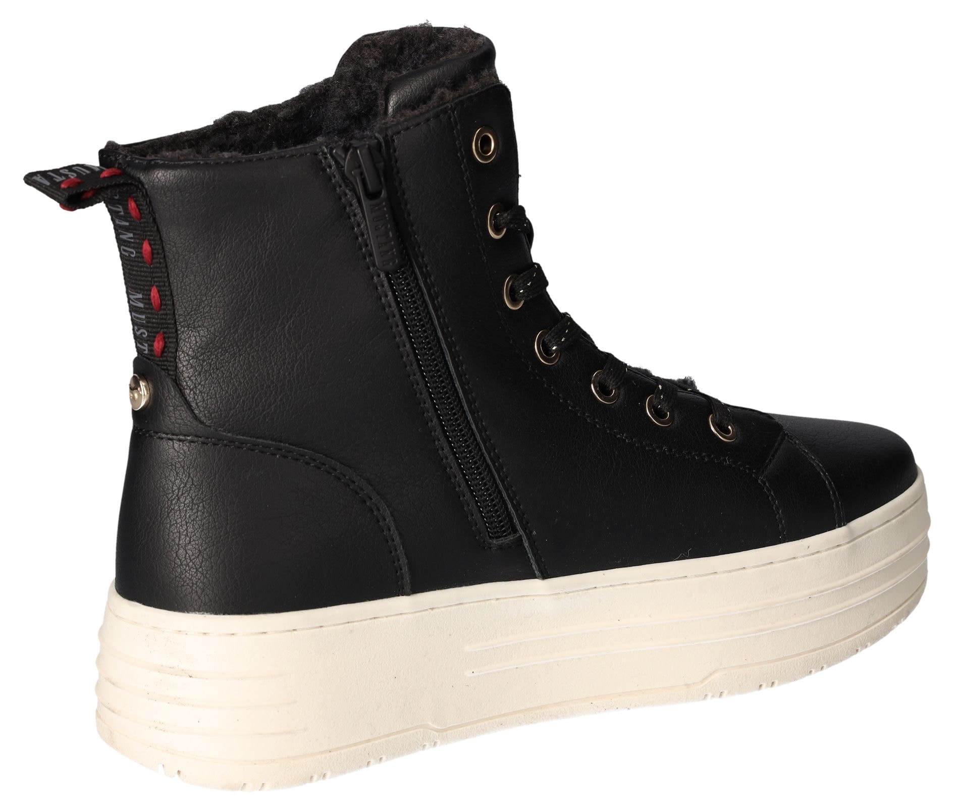 Mustang Shoes Winterboots, Plateauboots, Stiefelette, High top Sneaker mit Innenreissverschluss