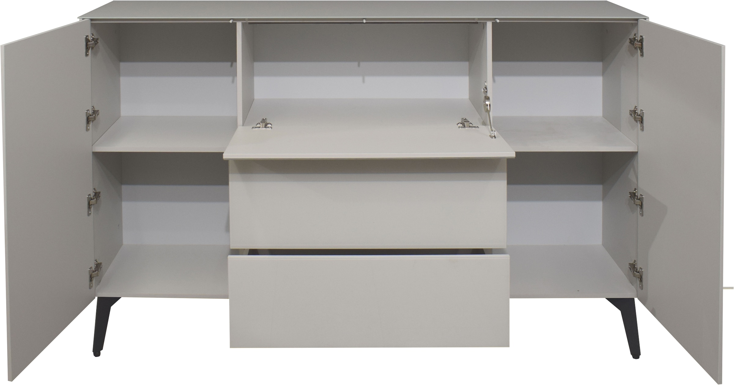 Mäusbacher Kommode »Imola TOPSELLER!«, (OTTOs Choice), Kommode mit Glasfront und Glasoberplatte