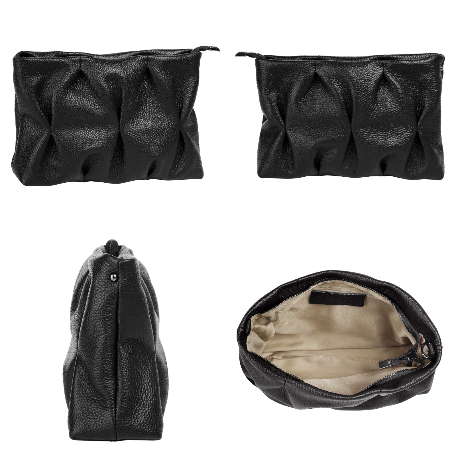 Cluty Umhängetasche echt Leder, Made in Italy