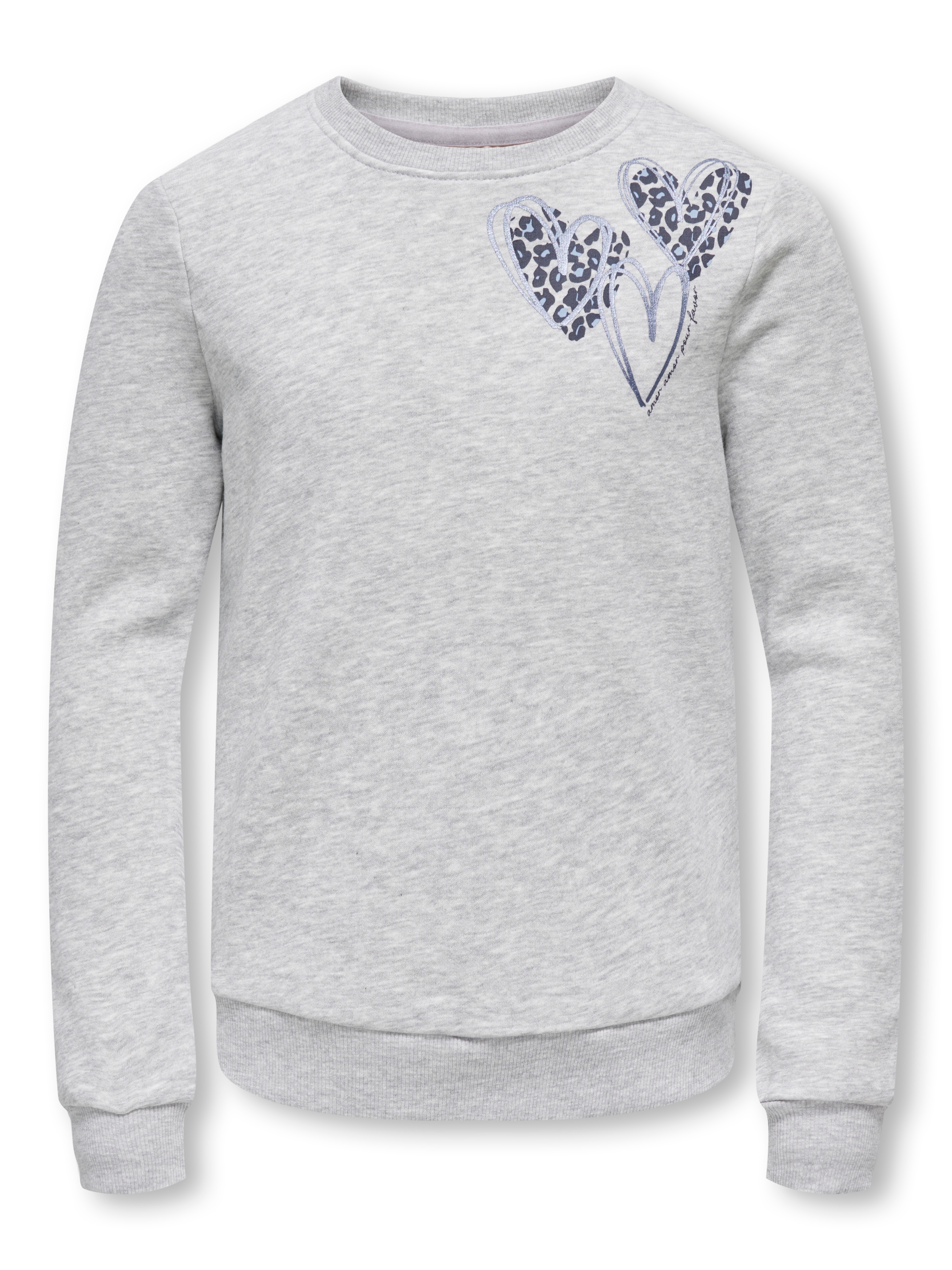 Image of KIDS ONLY Sweatshirt "KOGMARY LIFE L/S O-NECK BOX SWT", mit tollem Folienprint