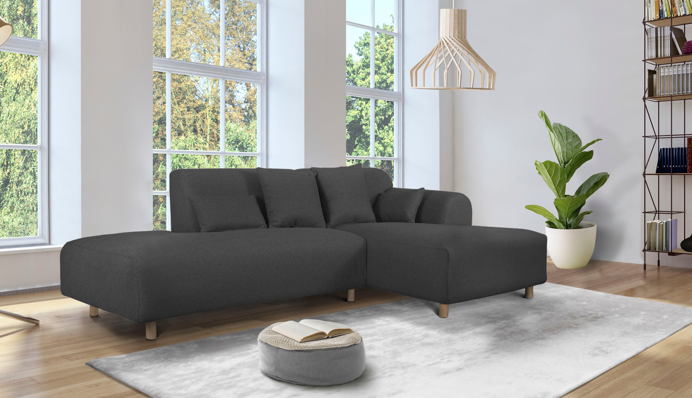 Image of Home affaire Ecksofa "Svennis L-Form" incl. Zierkissen, in 2 Bezugsvarianten