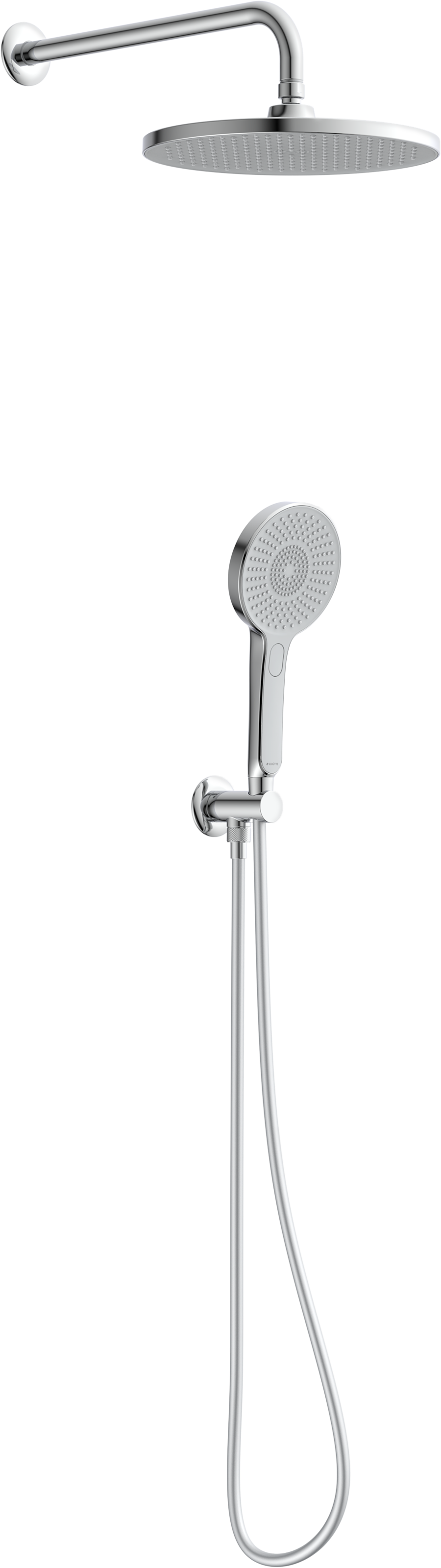 Image of Schütte Duschsystem "KARIBIK" Brause-Komplettset, schwarz matt, für die Dusche, Überkopfbrauseset