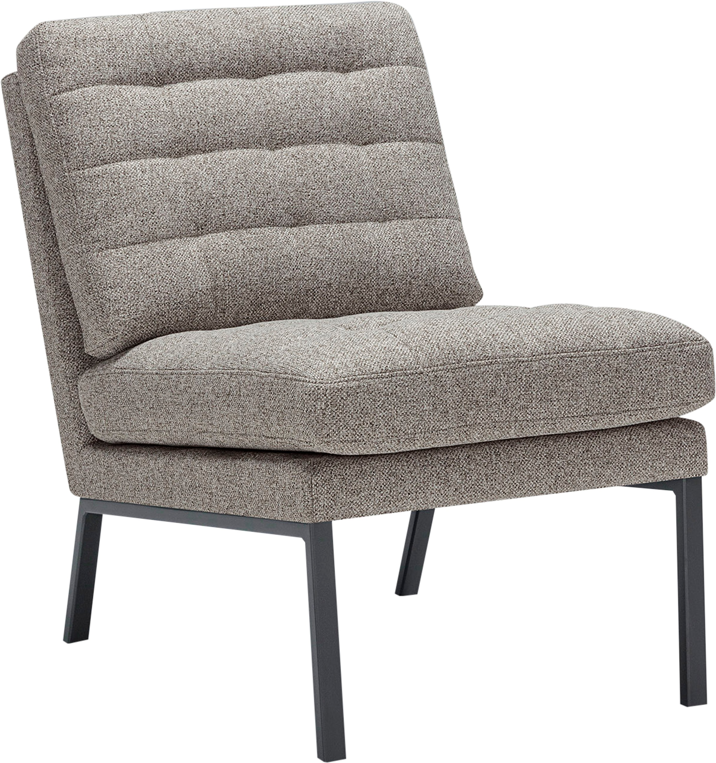 Image of LOVI Sessel »Chilli«, Fussgestell grau, weiche Kissen mit auffallender Steppung im minimalistischen Design bei Ackermann Versand Schweiz