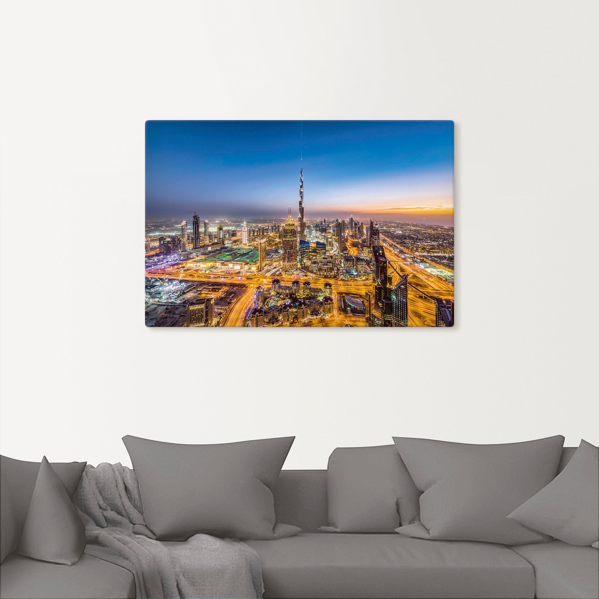 Artland Wandbild »Dubai IV«, Bilder oder St.), Asien, Alubild, (1 Poster als kaufen in Wandaufkleber Grössen von Leinwandbild, versch