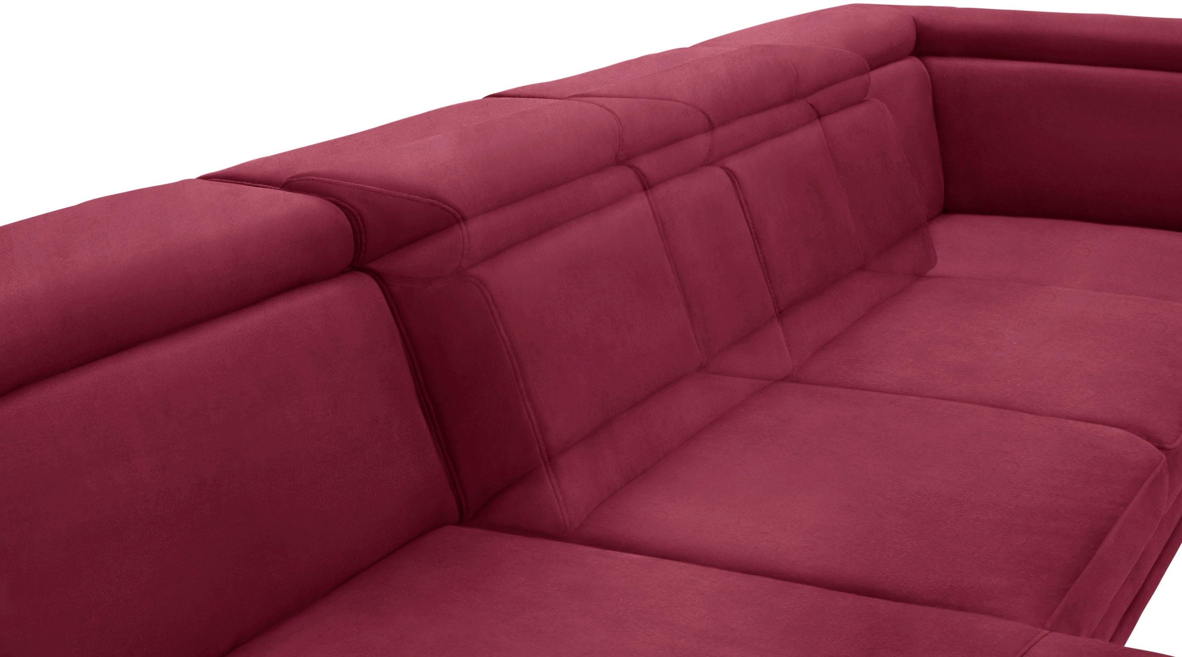 sit&more Wohnlandschaft »Scorpio U-Form«, inklusive Sitztiefenverstellung, mit Kopf- und Armteilverstellung