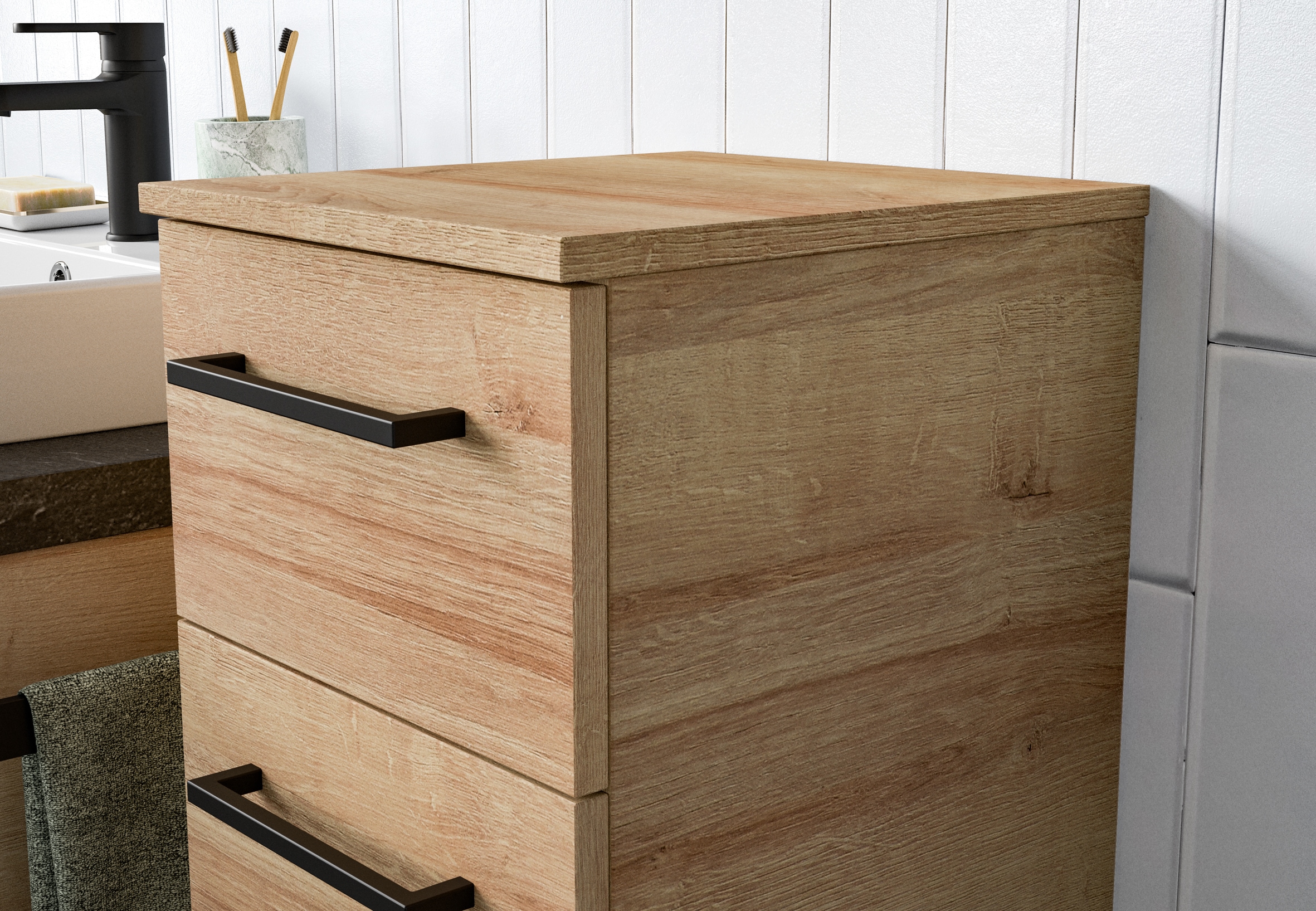 Saphir Armoire basse »Quickset 700,  30 cm breit, 1 Tür und 1 Schublade«