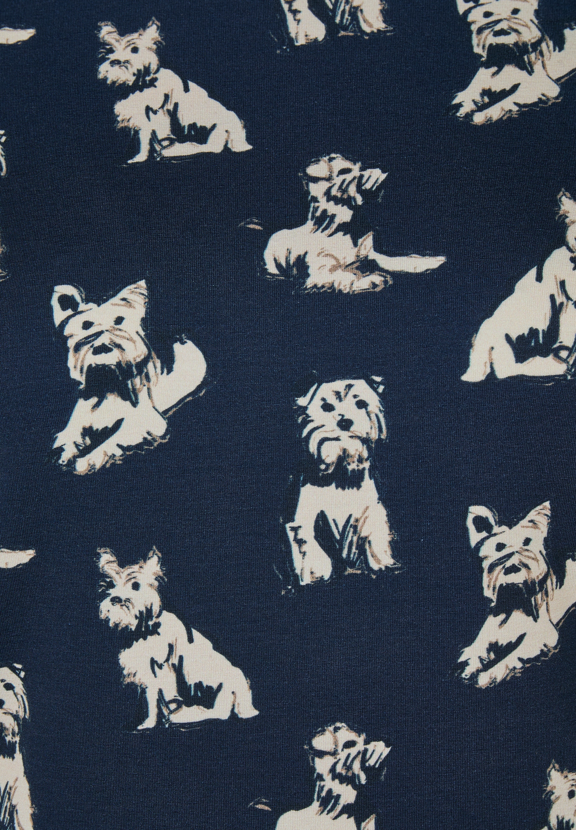 Rabe T-shirt à manches 3/4 mit Hunde-Motiven