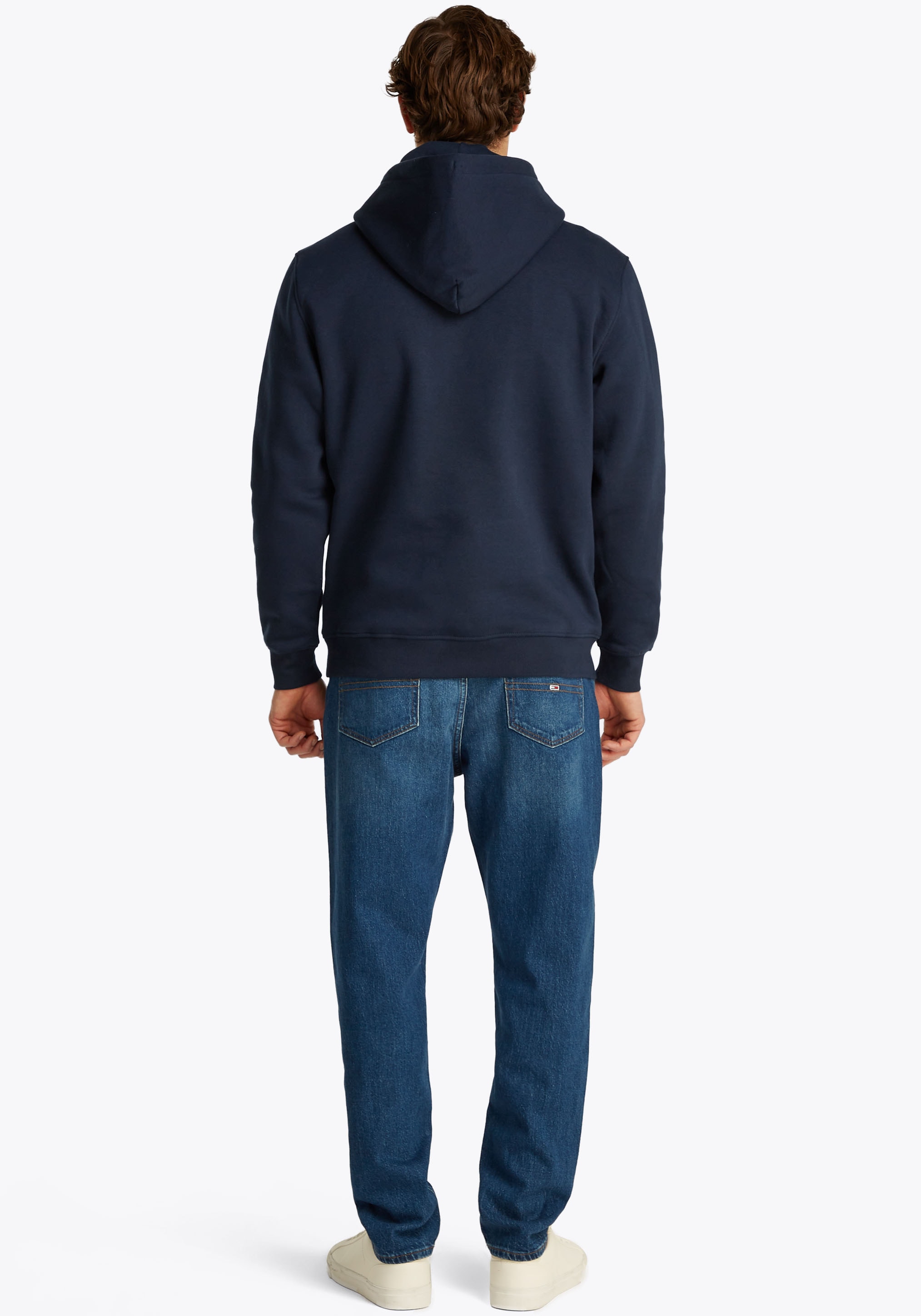 Tommy Jeans Hoodie »TJM REG LINEAR LOGO HOODIE EXT«, mit Logo-Stickerei