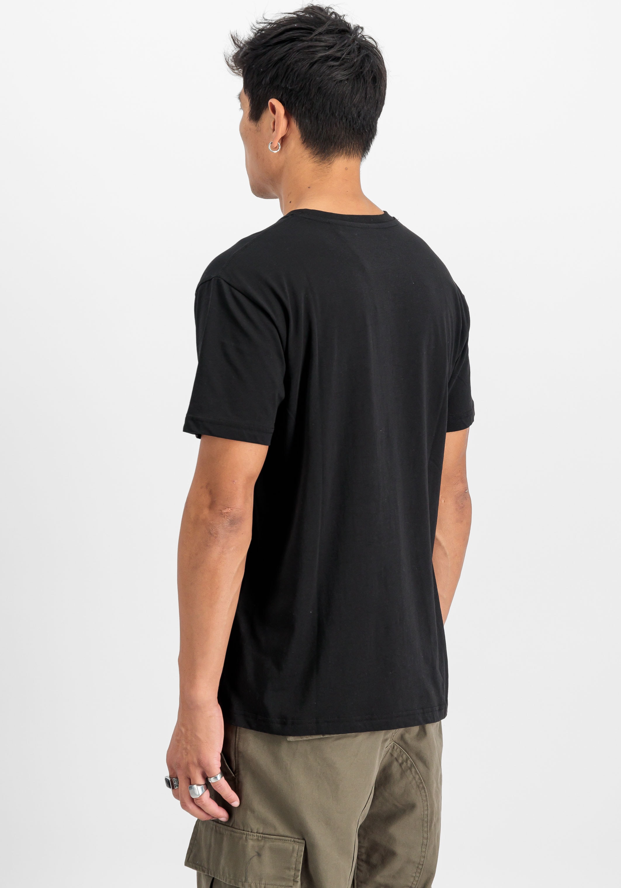 Alpha Industries Rundhalsshirt »Basic T Small Logo 2 Pack« Set, 2 Stk. tlg.
