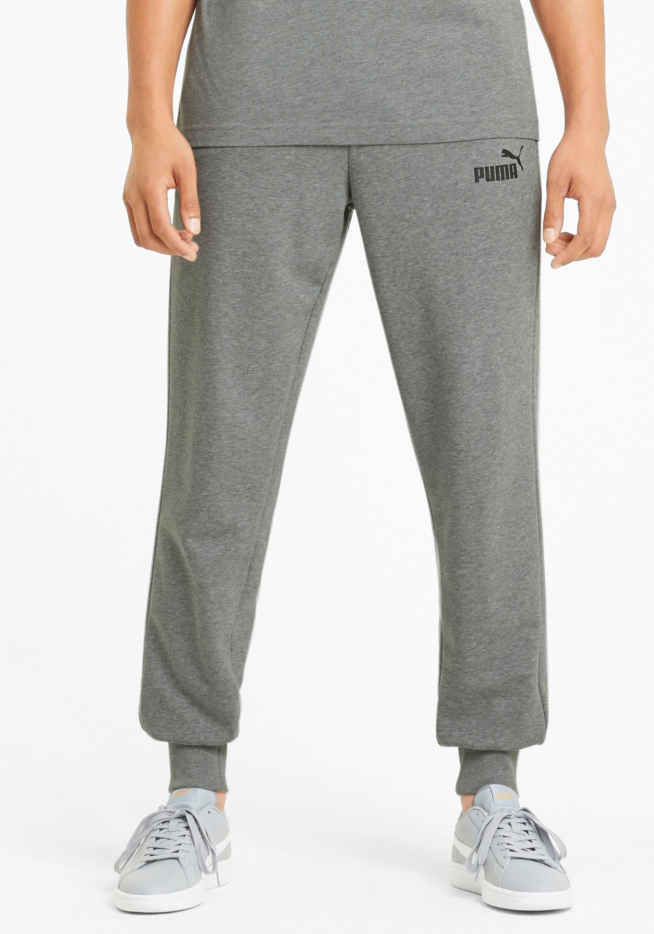 PUMA Trainingshose »ESS LOGO PANTS TR CL«, Jogginghose, French Terry Qualität